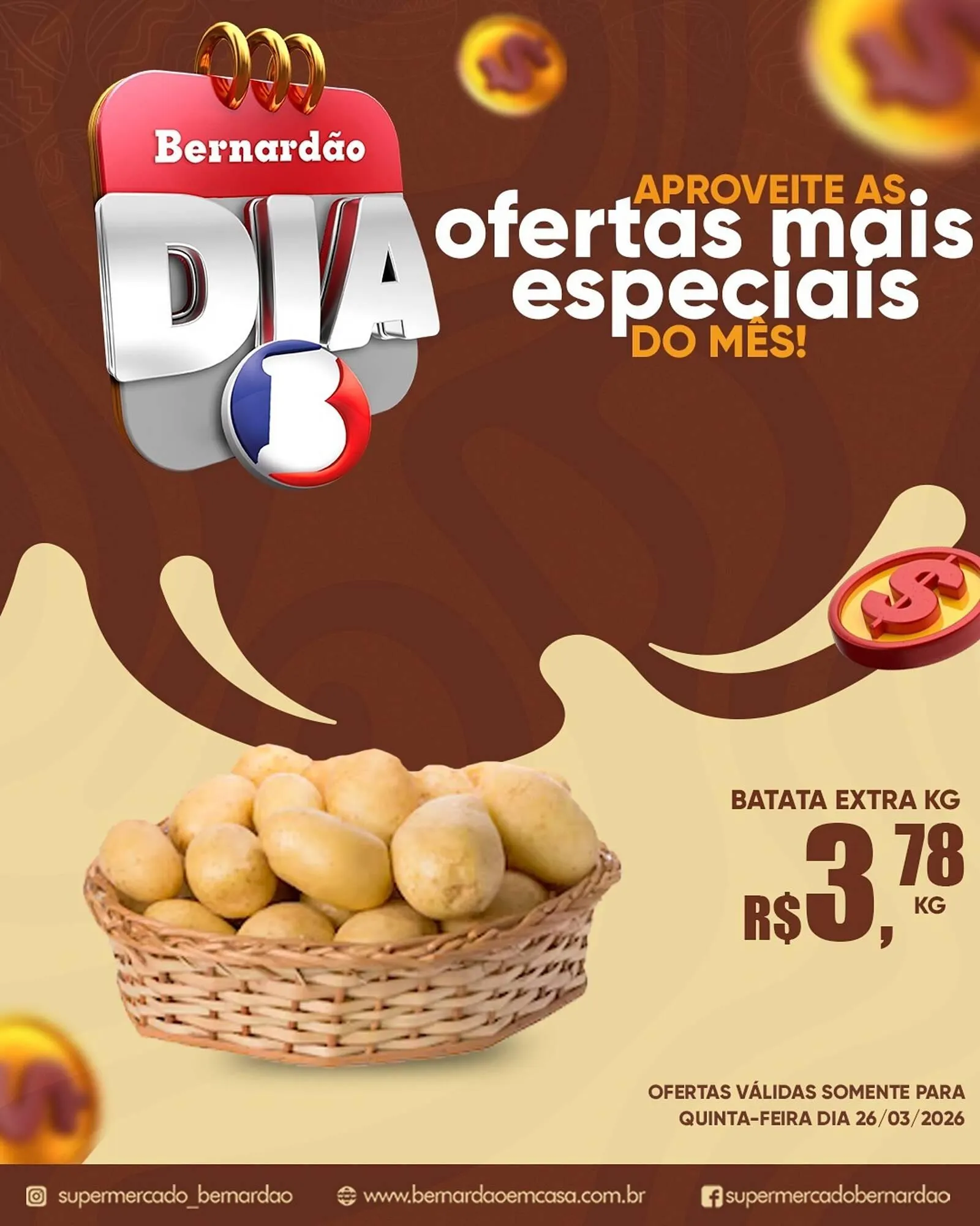 Encarte de Catálogo Supermercado Bernardão 26 de março até 26 de março 2026 - Pagina 2