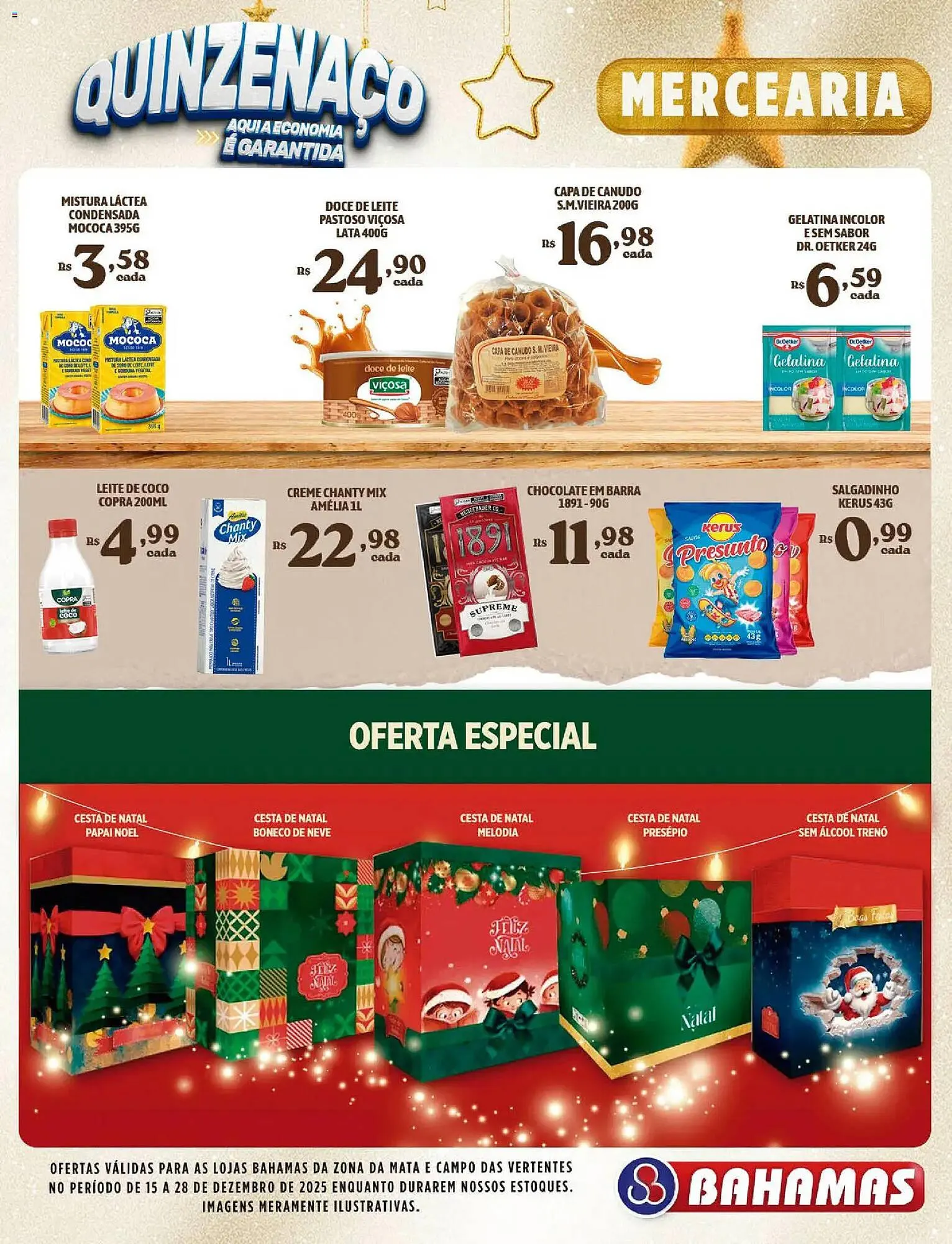 Encarte de Catálogo Bahamas Supermercados 15 de dezembro até 28 de dezembro 2025 - Pagina 3