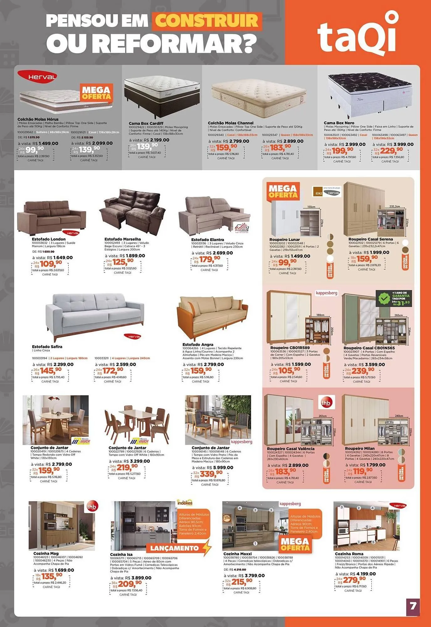 Encarte de Catálogo Lojas TaQi 2 de julho até 22 de julho 2025 - Pagina 7