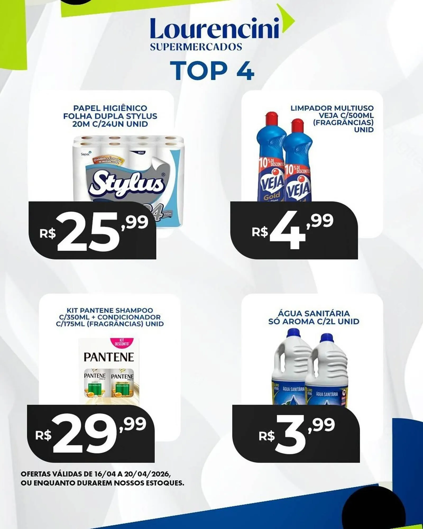 Encarte de Catálogo Lourencini Supermercados 16 de abril até 20 de abril 2026 - Pagina 3