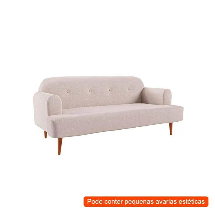 [OUTLET] Sofá 2 Lugares Kiev Linho Cru 165 cm