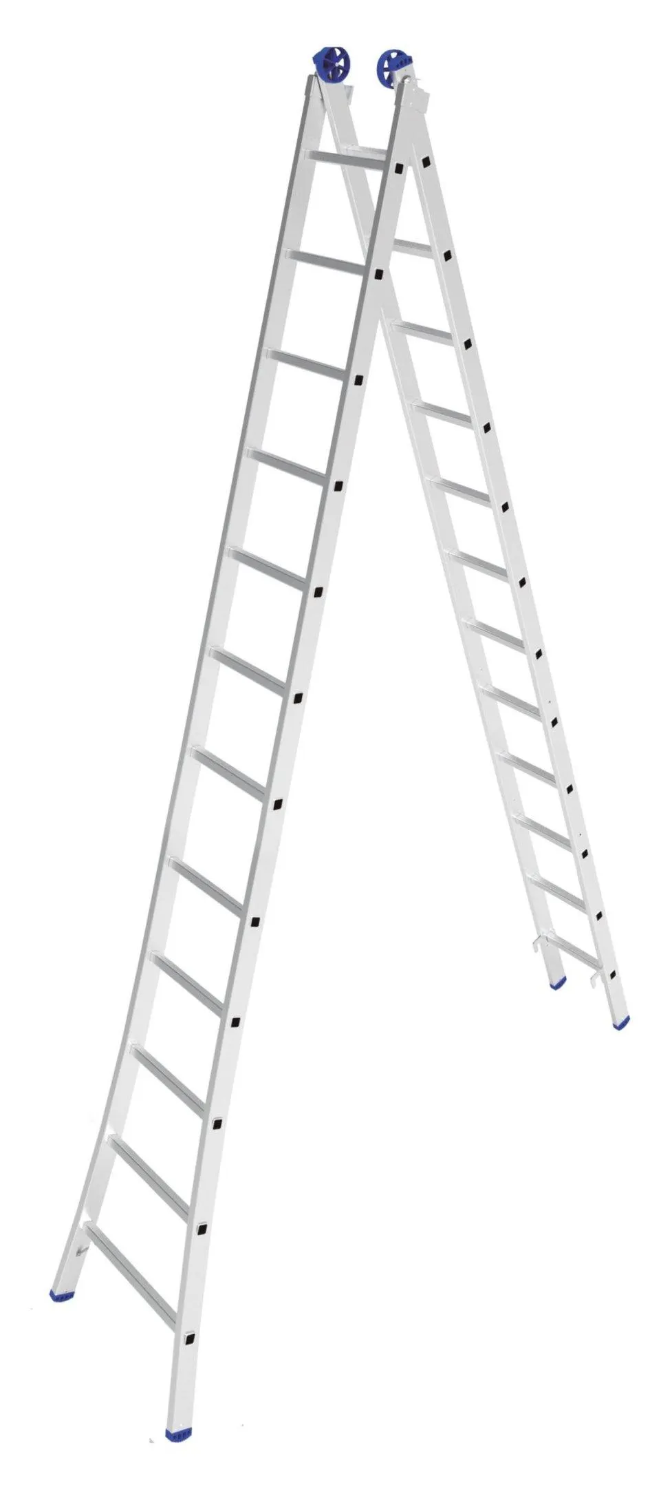 Escada de Alumínio Extensível Mor 2X12 24 Degraus 6,17m