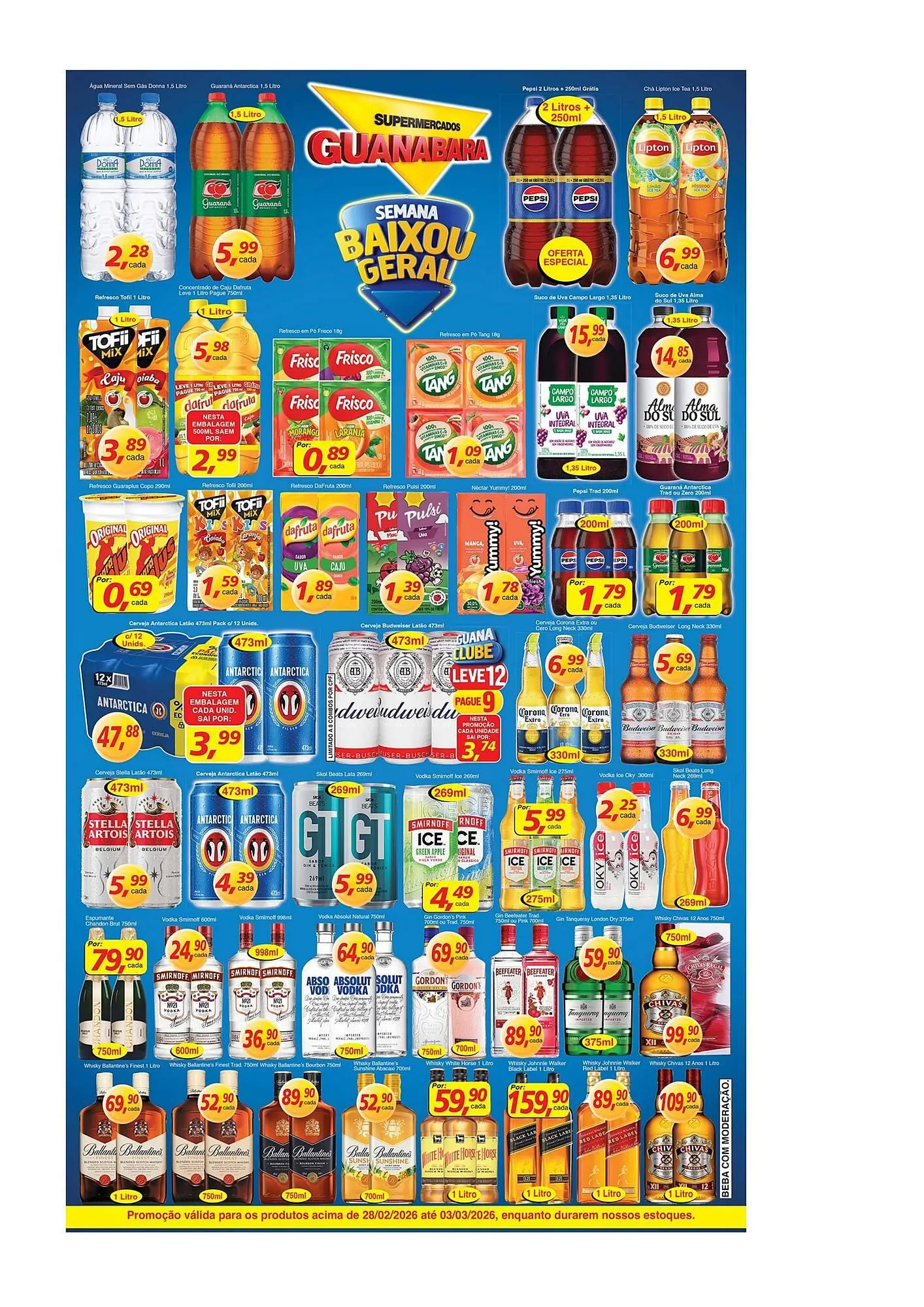 Encarte de Encarte Supermercados Guanabara 28 de fevereiro até 3 de março 2026 - Pagina 4