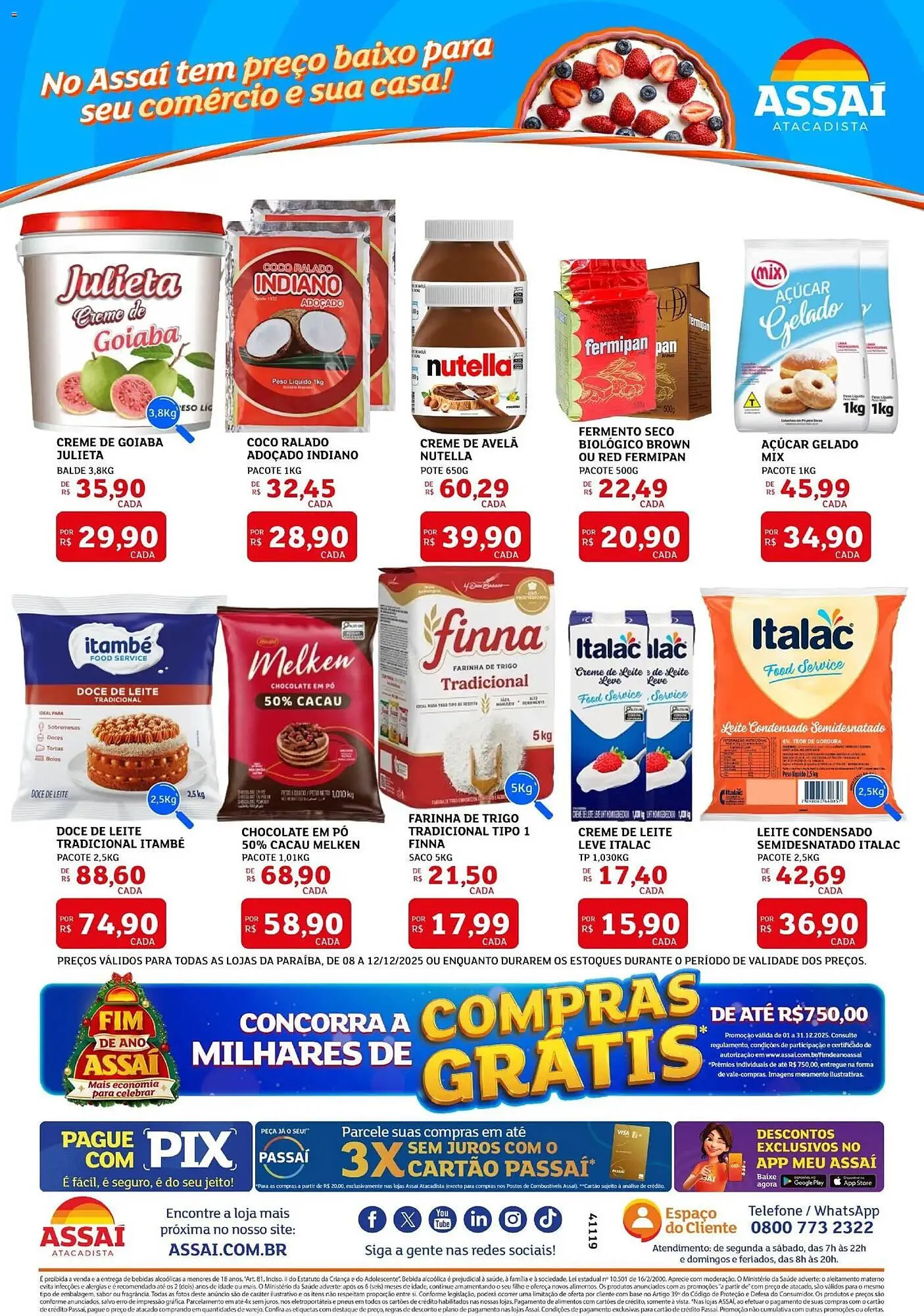 Encarte de Encarte Assaí Atacadista 8 de dezembro até 12 de dezembro 2025 - Pagina 2