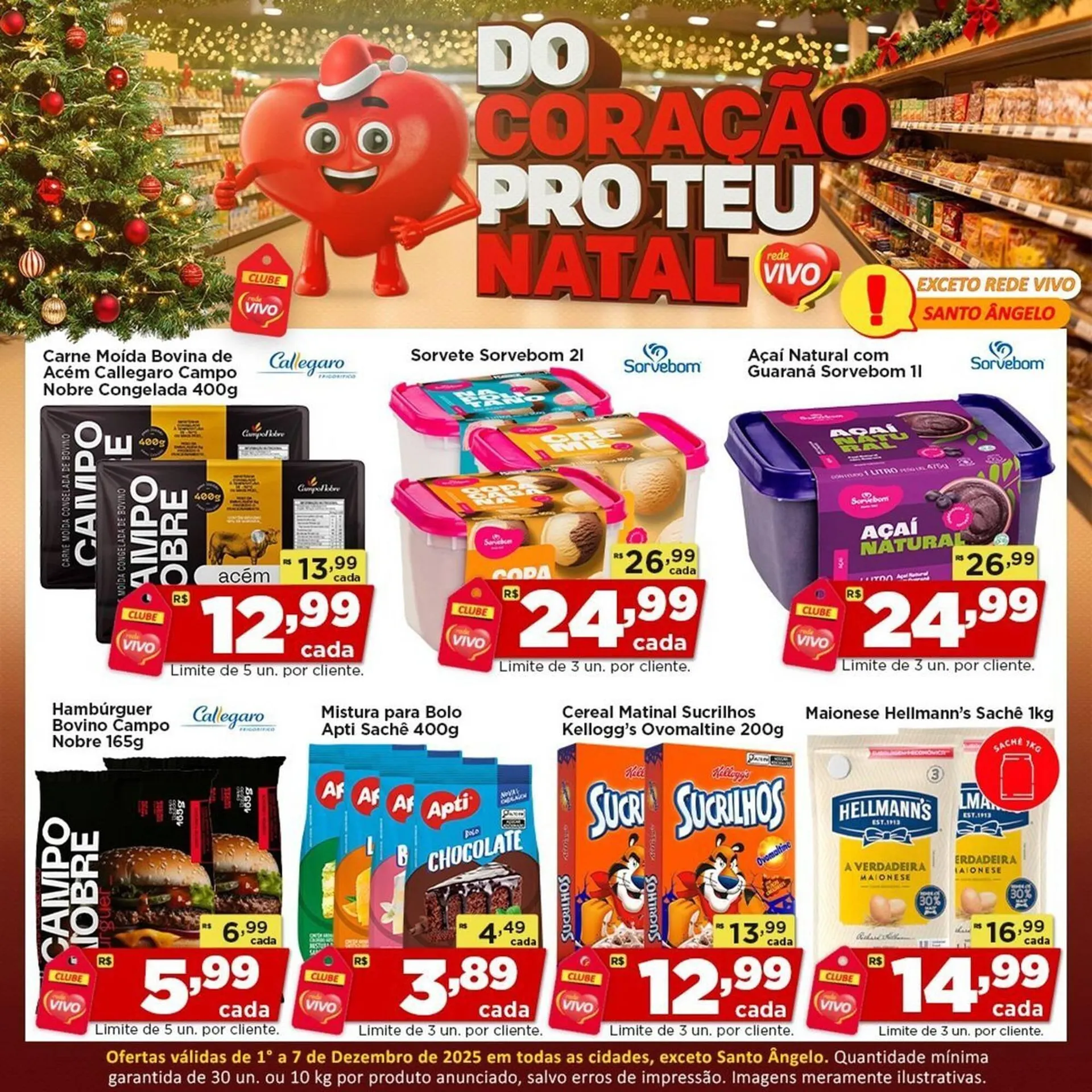 Encarte de Encarte Rede Vivo 1 de dezembro até 7 de dezembro 2025 - Pagina 1