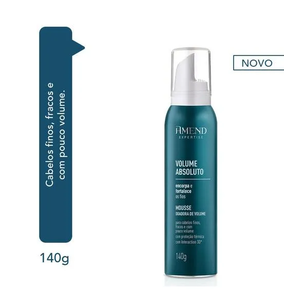 Mousse Amend Doadora de Volume Expertise 140g