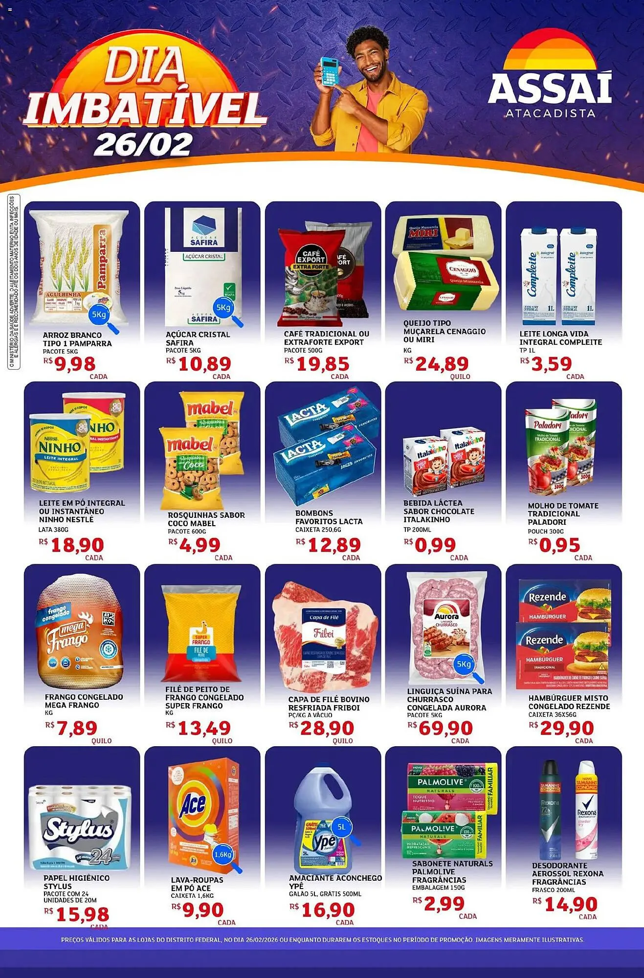 Encarte de Encarte Assaí Atacadista 26 de fevereiro até 26 de fevereiro 2026 - Pagina 1
