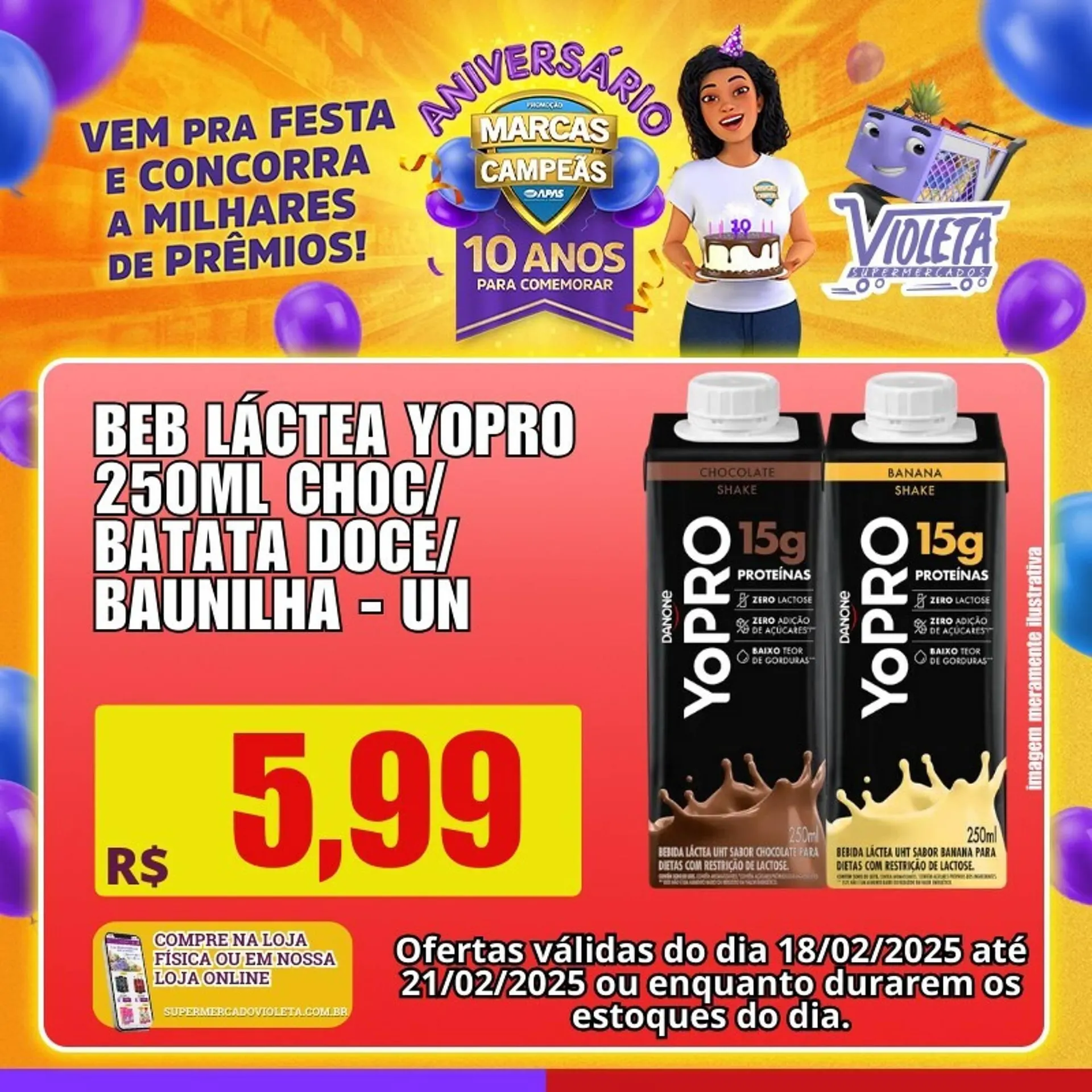 Encarte de Catálogo Violeta Supermercados 18 de fevereiro até 21 de fevereiro 2025 - Pagina 2