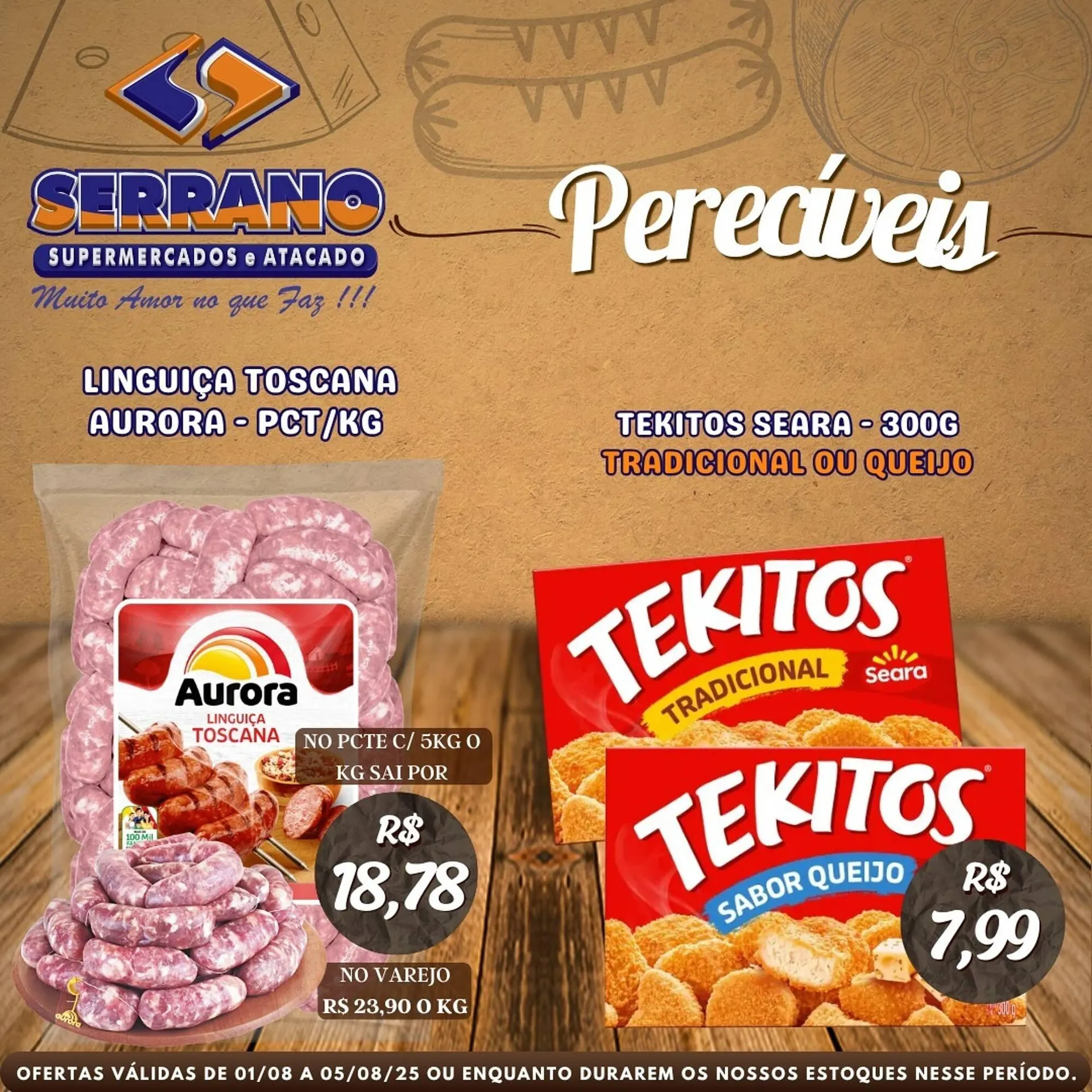 Encarte de Catálogo Serrano Supermercado 1 de agosto até 5 de agosto 2025 - Pagina 5