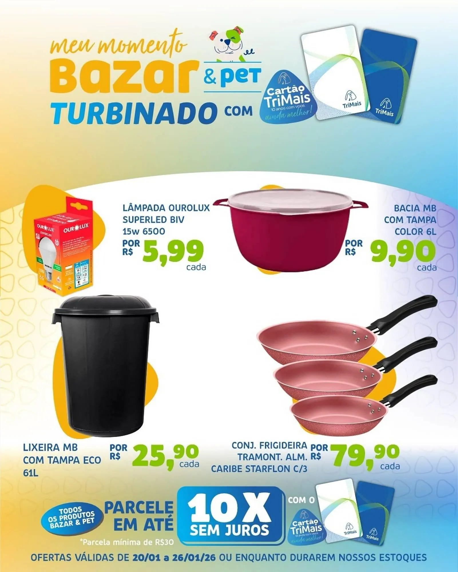 Encarte de Catálogo Trimais Supermercado 20 de janeiro até 26 de janeiro 2026 - Pagina 1