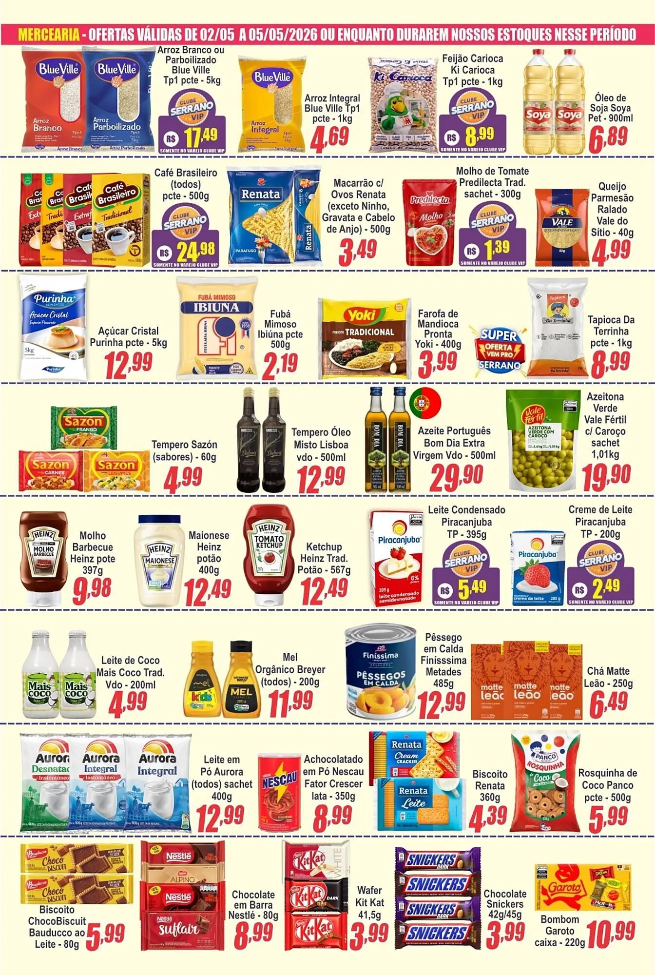 Encarte de Catálogo Serrano Supermercado 28 de abril até 5 de maio 2026 - Pagina 4