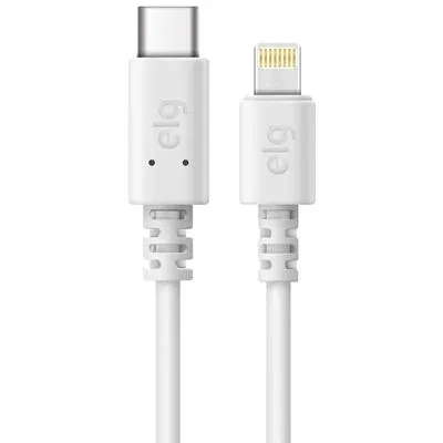 Cabo USB Tipo-C Para Lightning ELG Branco - TCL20