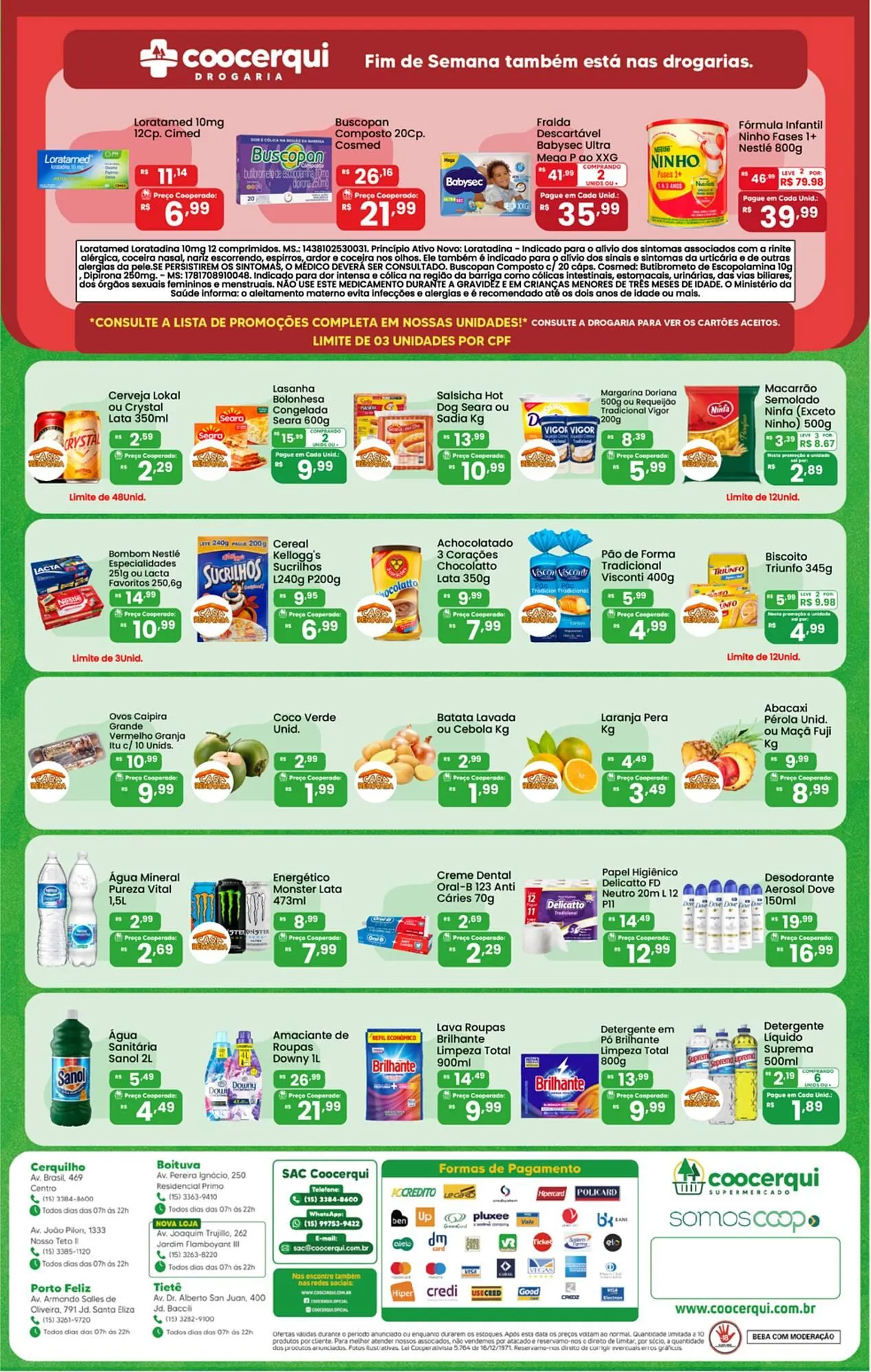 Encarte de Tabloide Coocerqui 19 de setembro até 20 de setembro 2025 - Pagina 2