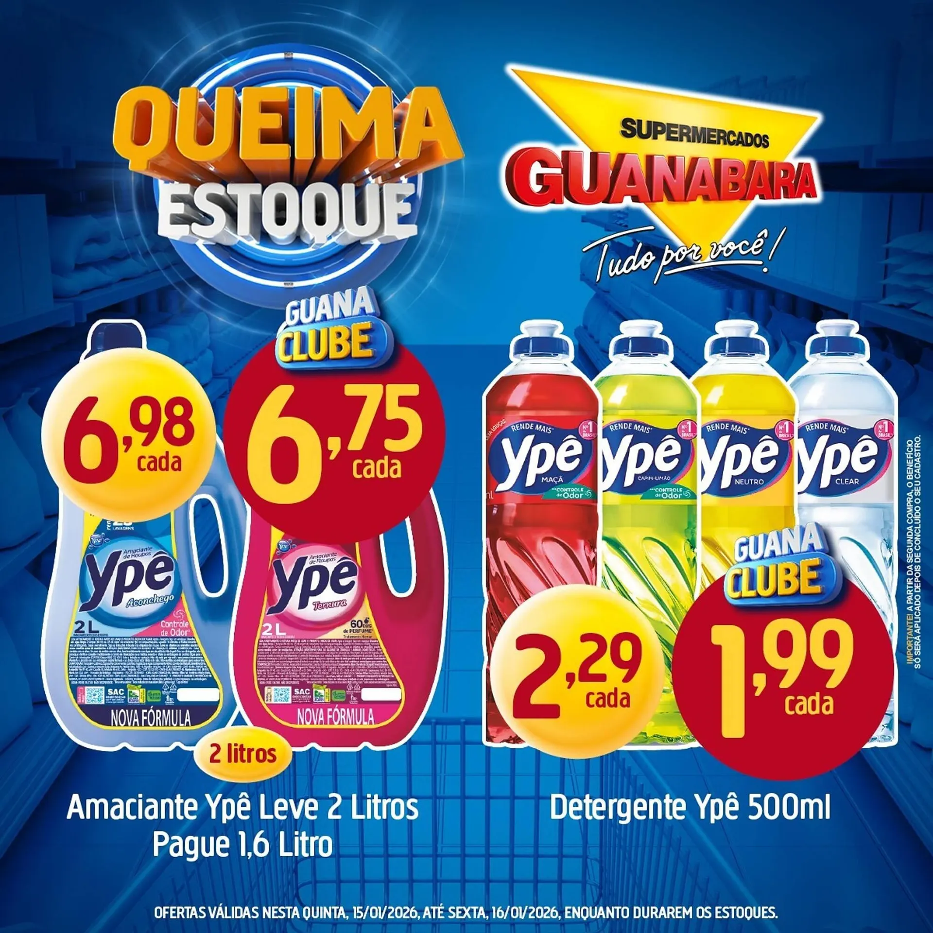 Encarte de Encarte Supermercados Guanabara 15 de janeiro até 16 de janeiro 2026 - Pagina 1
