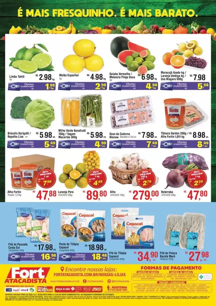 Encarte de Ofertas e promoções atuais 15 de abril até 16 de abril 2025 - Pagina 2