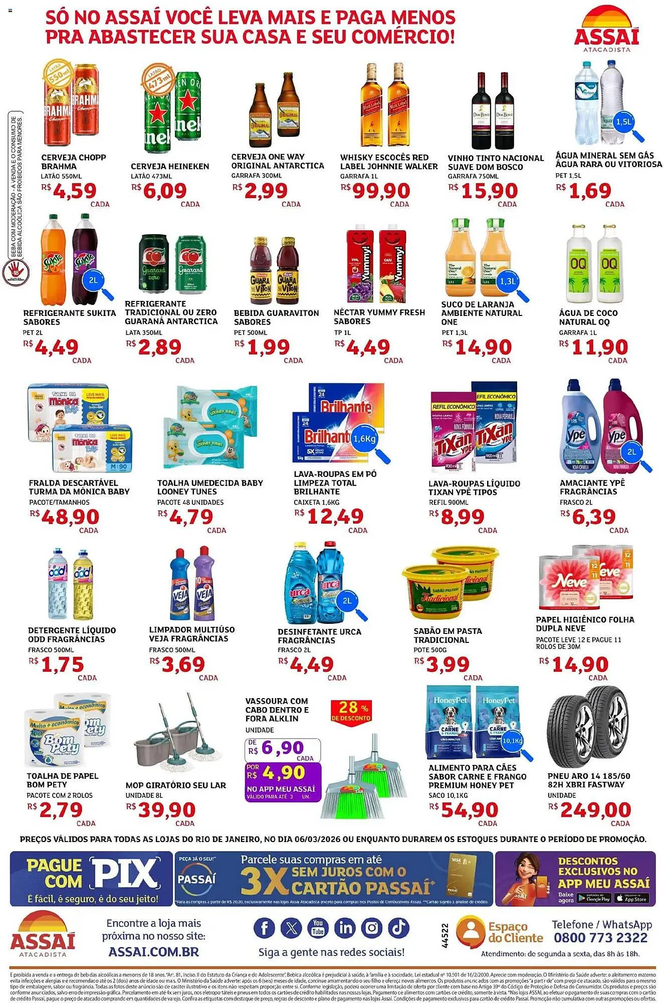 Encarte de Encarte Assaí Atacadista 6 de março até 6 de março 2026 - Pagina 2