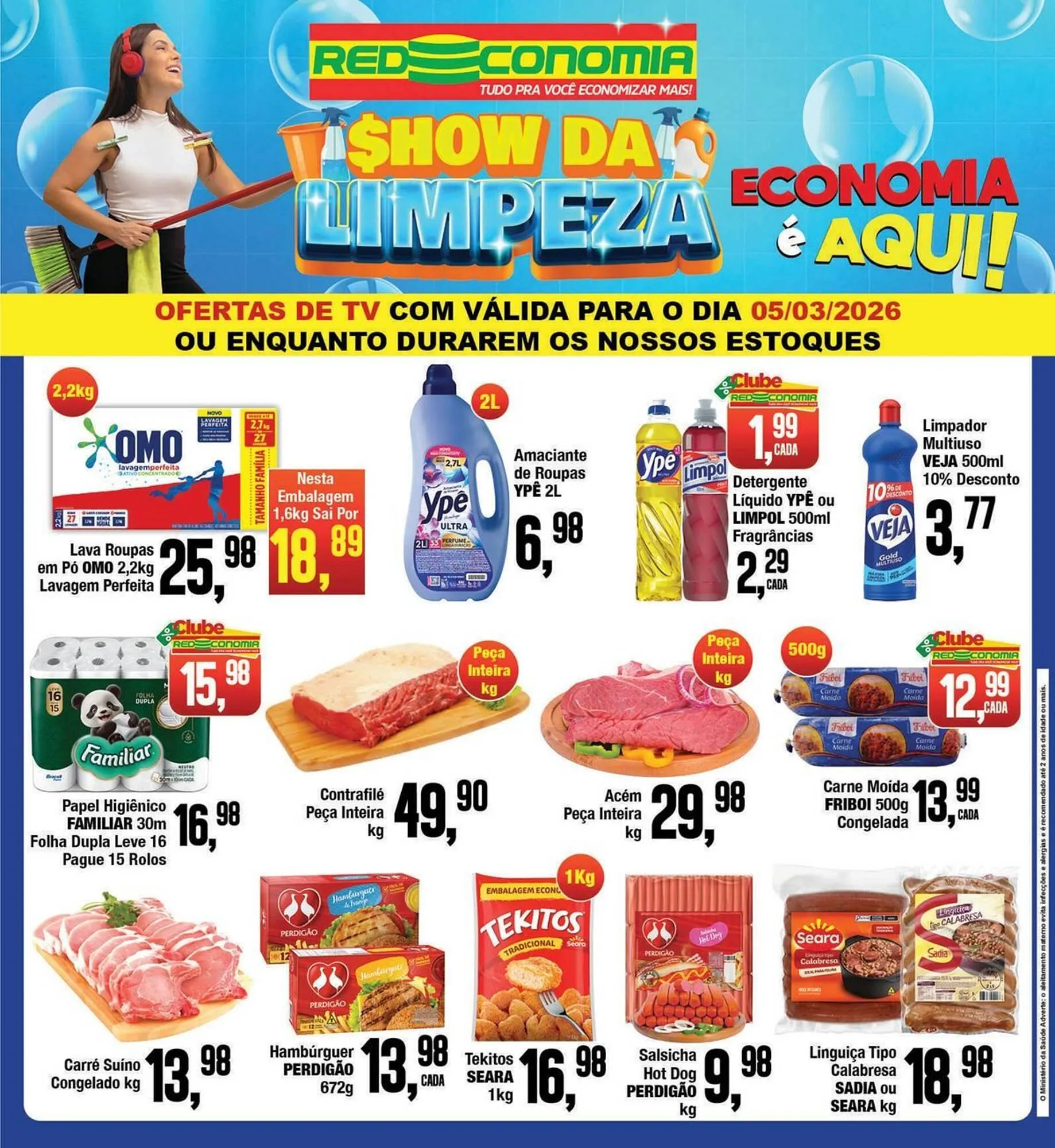 Encarte de Encarte Rede Economia 5 de março até 5 de março 2026 - Pagina 1