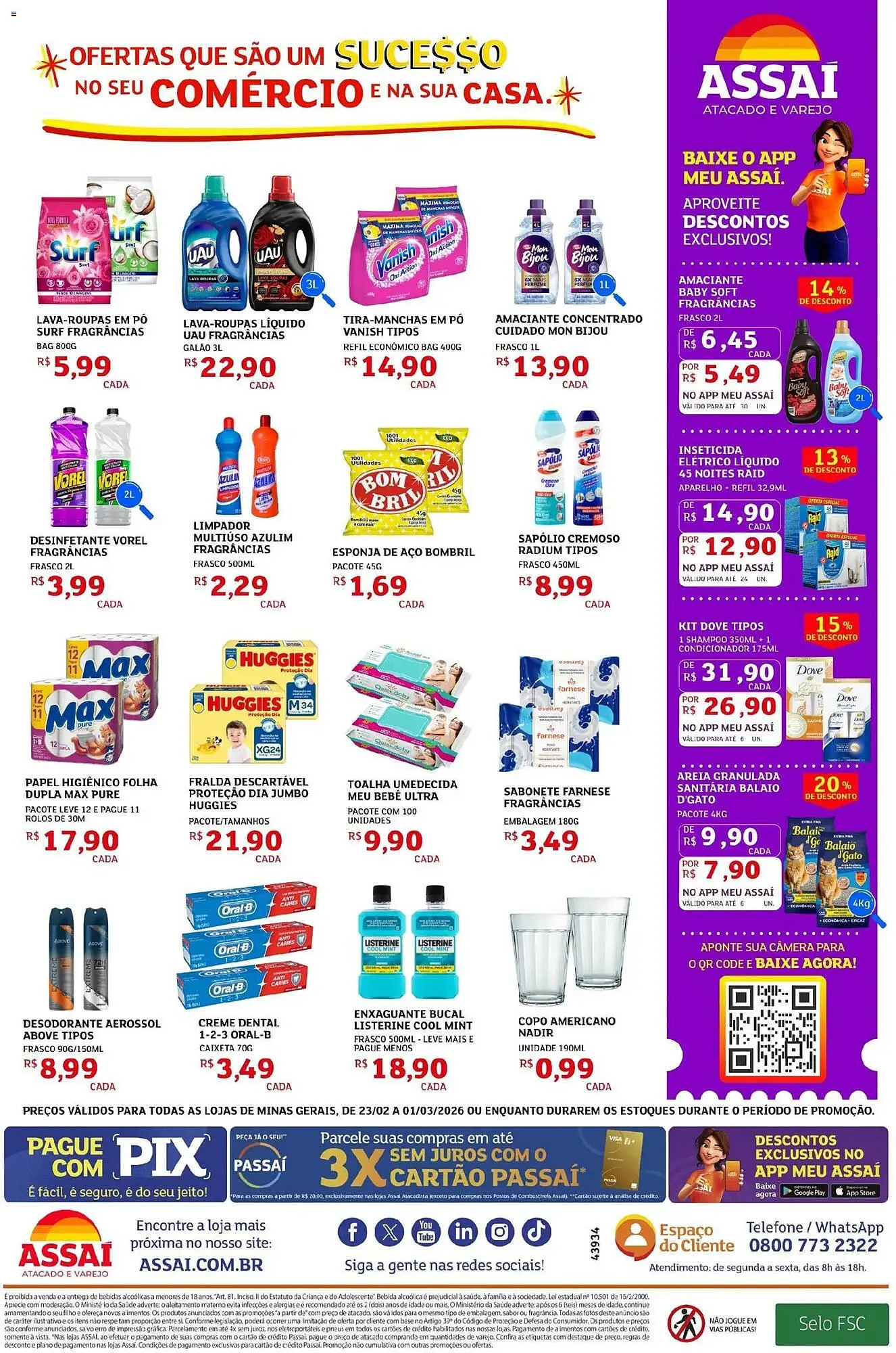 Encarte de Encarte Assaí Atacadista 23 de fevereiro até 1 de março 2026 - Pagina 4