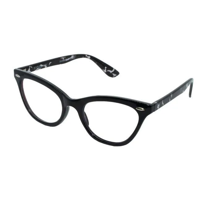 Armação de Óculos de Grau Dii Collection, modelo 1 9006 ECO, cor Preto com Demi Cinza, tamanho 51