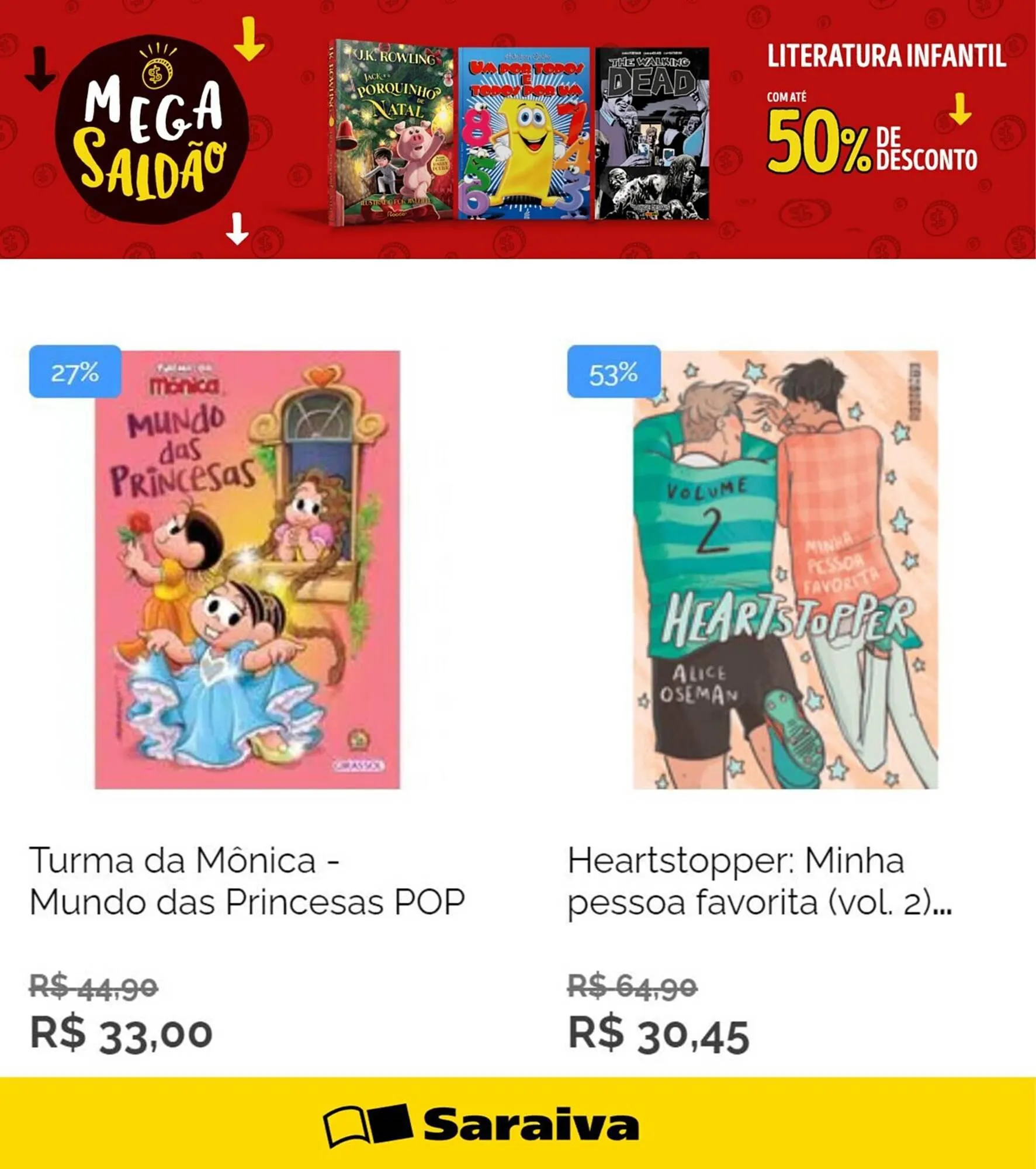 Catálogo Livraria Saraiva - 1