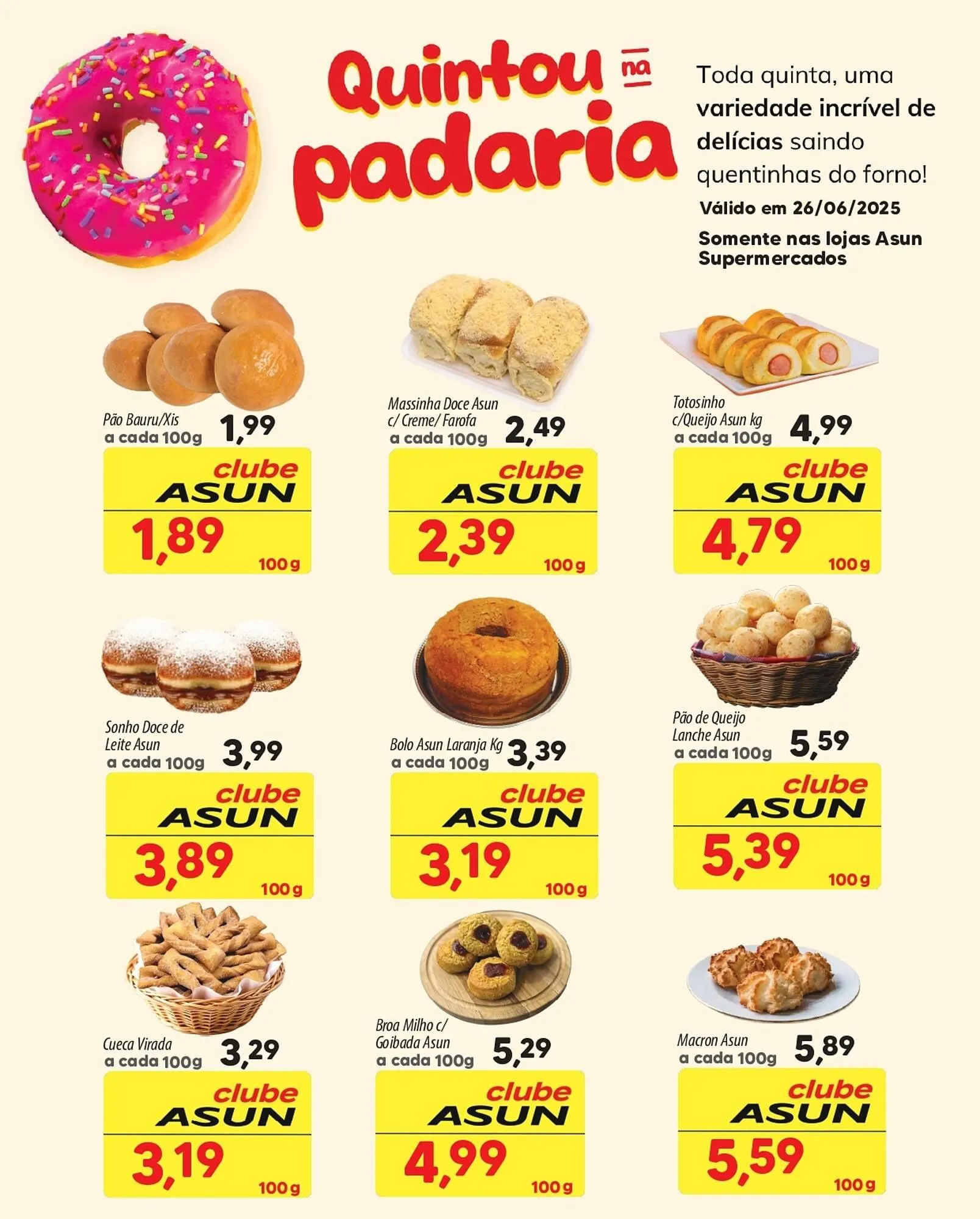 Encarte de Catálogo Asun 26 de junho até 3 de julho 2025 - Pagina 1