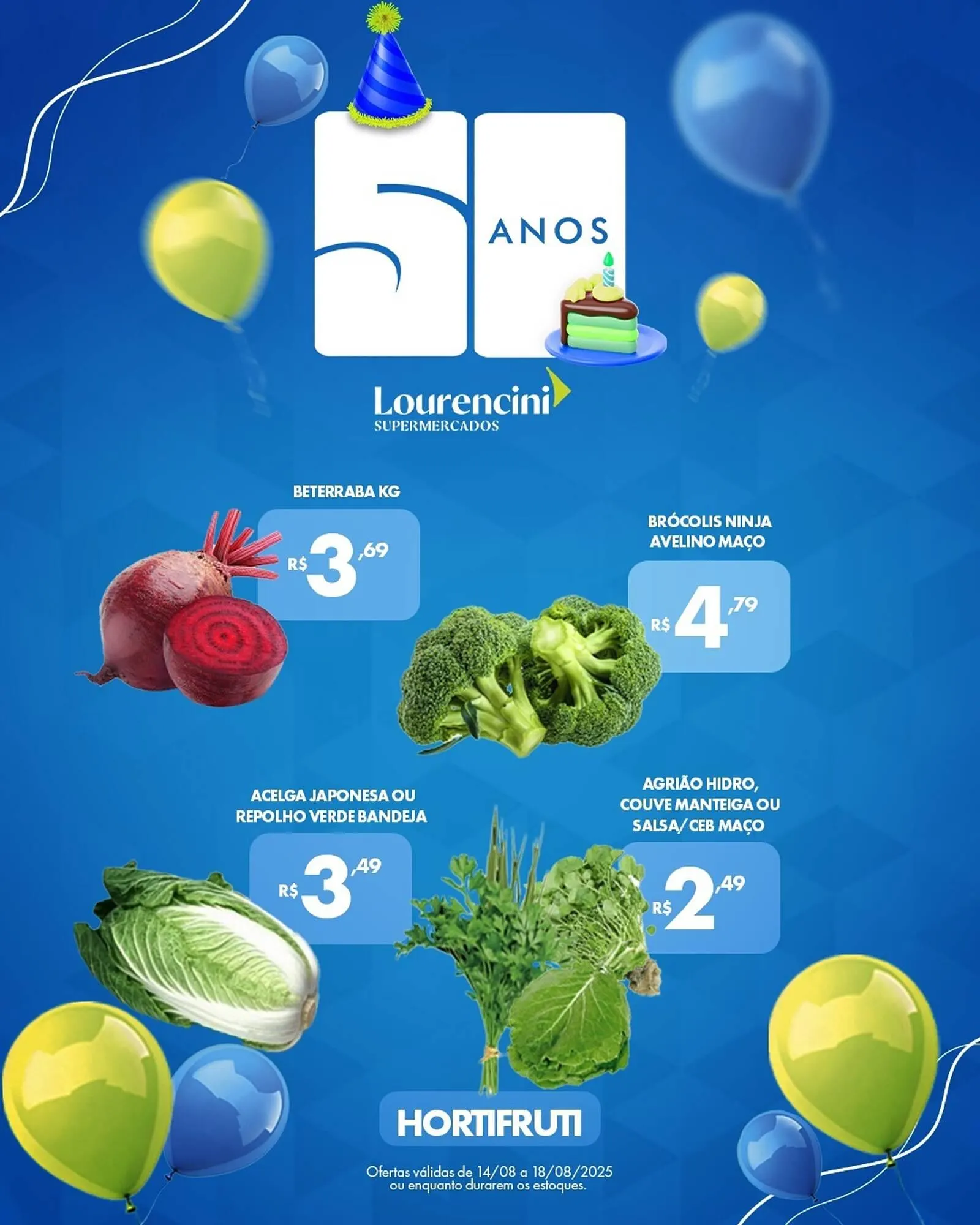Encarte de Catálogo Lourencini Supermercados 14 de agosto até 18 de agosto 2025 - Pagina 5