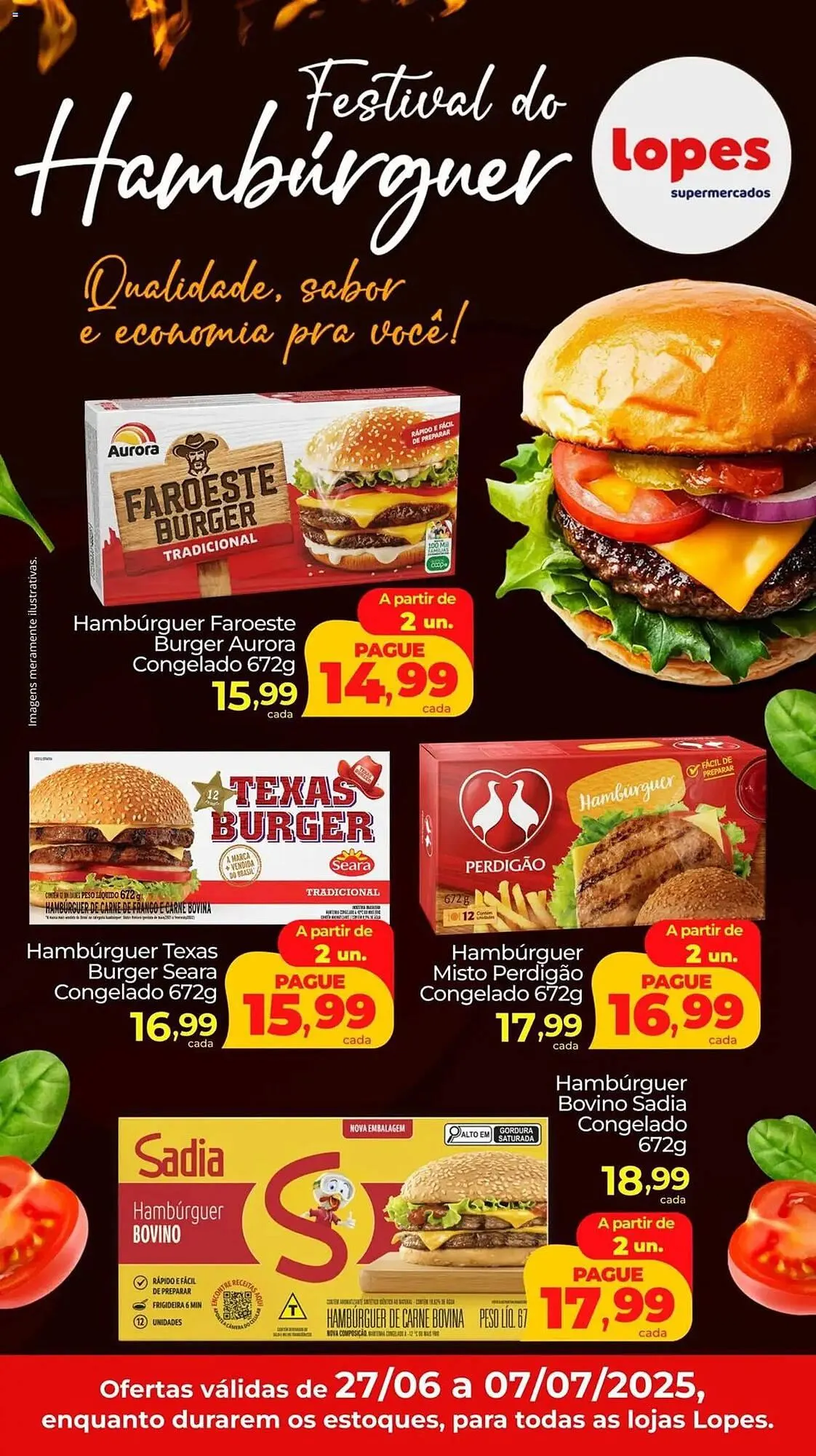 Encarte de Catálogo Lopes Supermercados 27 de junho até 7 de julho 2025 - Pagina 2