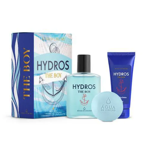 Kit Hydros The Boy (Deo Colônia + Gel Pós Barba + Sabonete em Barra)