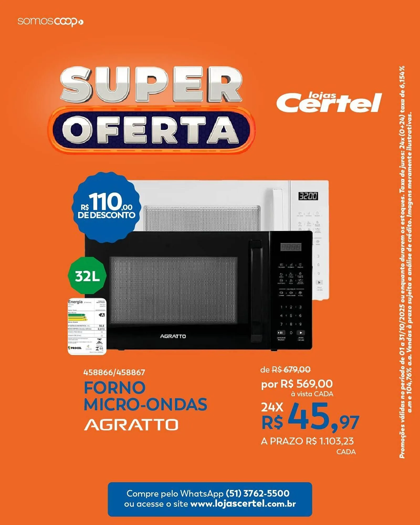 Encarte de Folheto Lojas Certel 3 de outubro até 31 de outubro 2025 - Pagina 5