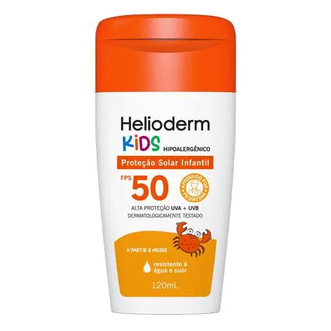 Protetor Solar Kids Helioderm FPS50 120ml