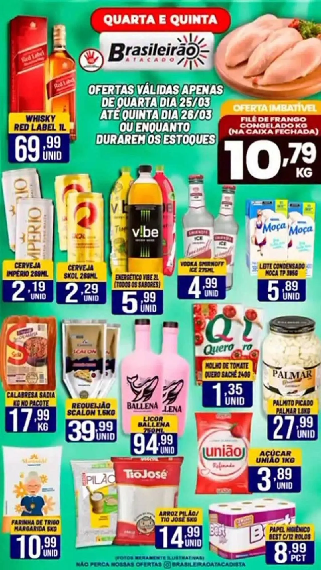 Encarte de Folheto Brasileirão Atacado 25 de março até 26 de março 2026 - Pagina 1