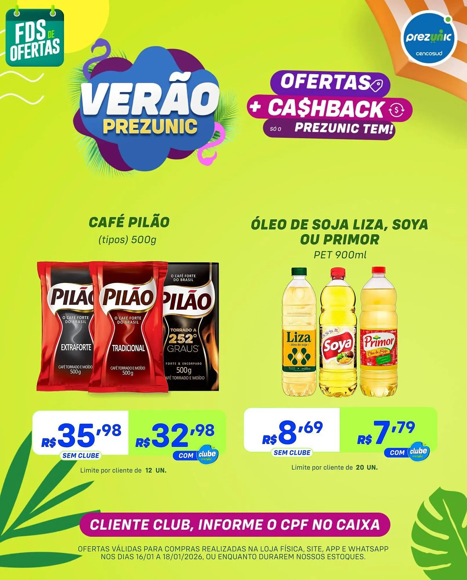 Encarte de Encarte Prezunic 16 de janeiro até 18 de janeiro 2026 - Pagina 4