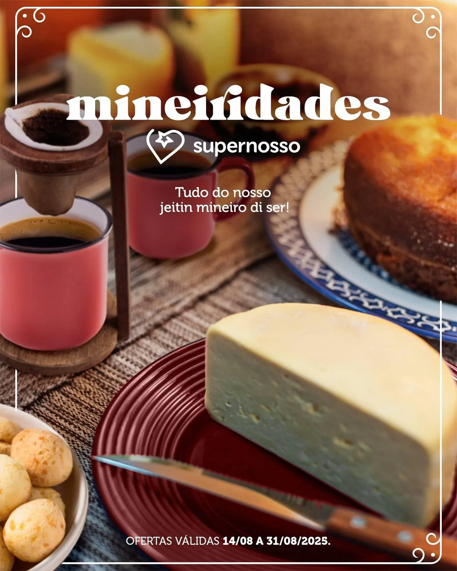 Encarte de Catálogo Super Nosso 14 de agosto até 31 de agosto 2025 - Pagina 1