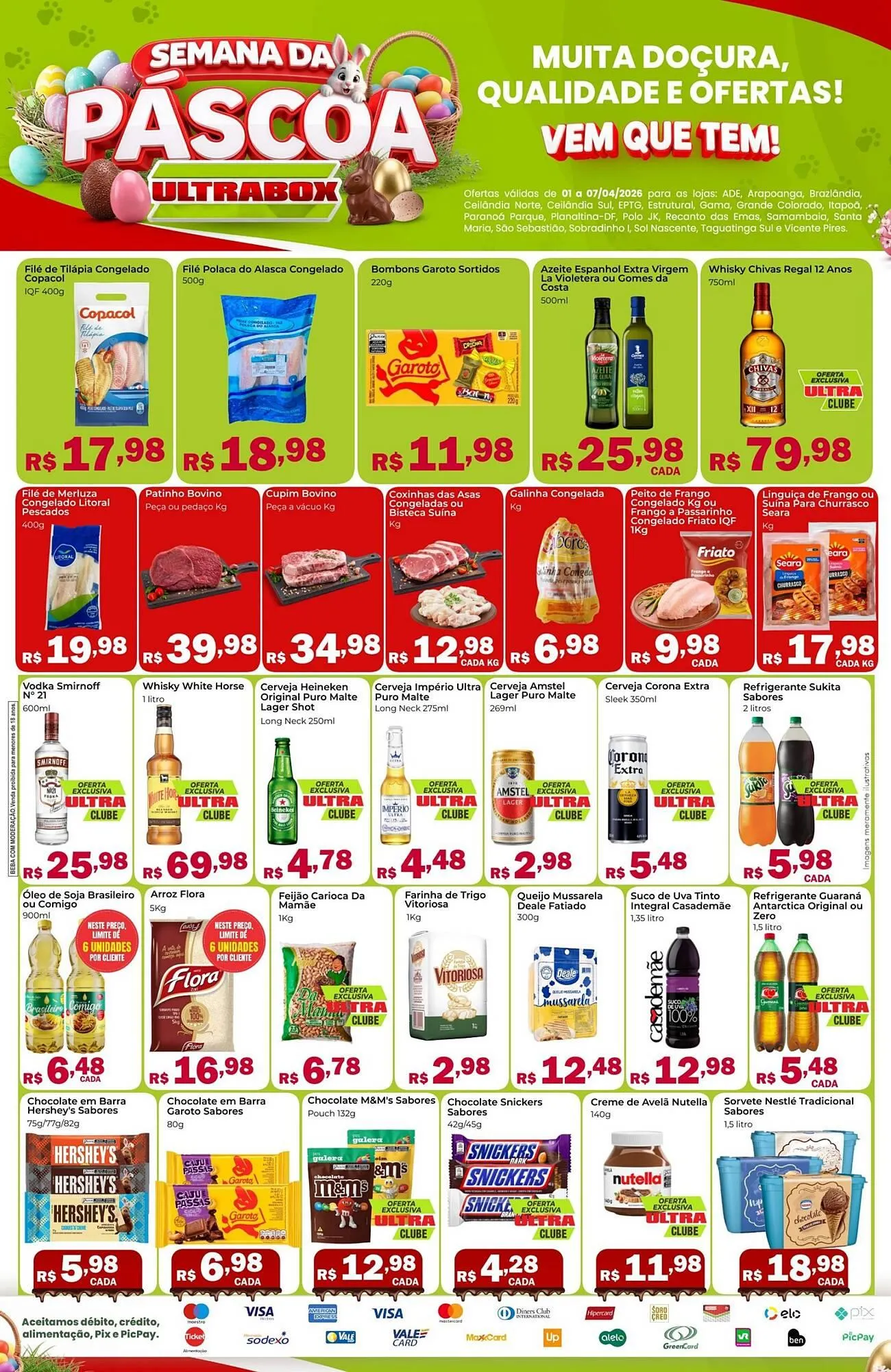 Encarte de Panfleto Ultrabox 1 de abril até 7 de abril 2026 - Pagina 1