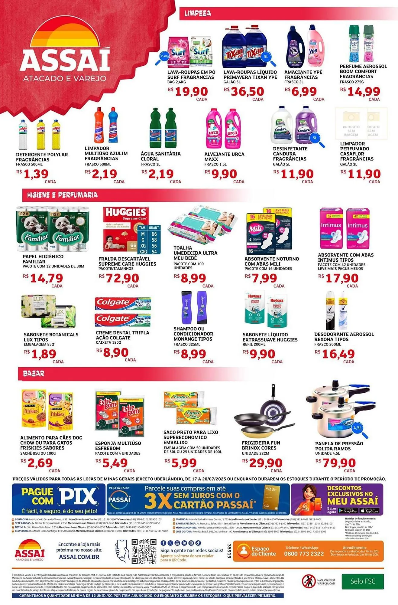 Encarte de Catálogo Assaí Atacadista 17 de julho até 20 de julho 2025 - Pagina 4