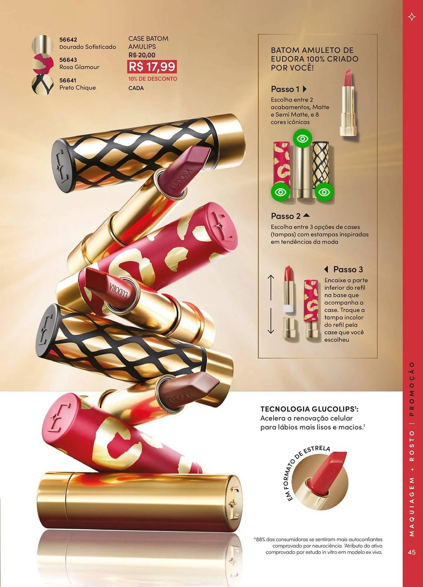 Encarte de Catálogo Eudora 23 de abril até 30 de junho 2025 - Pagina 51