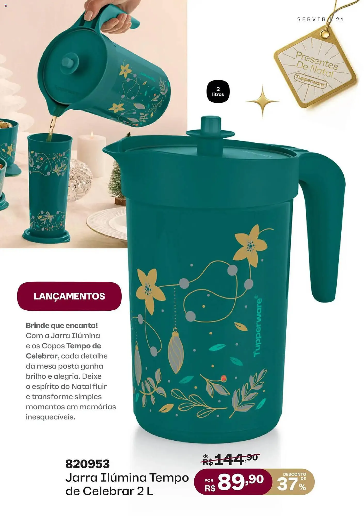 Encarte de Catálogo Tupperware 1 de dezembro até 1 de janeiro 2026 - Pagina 21