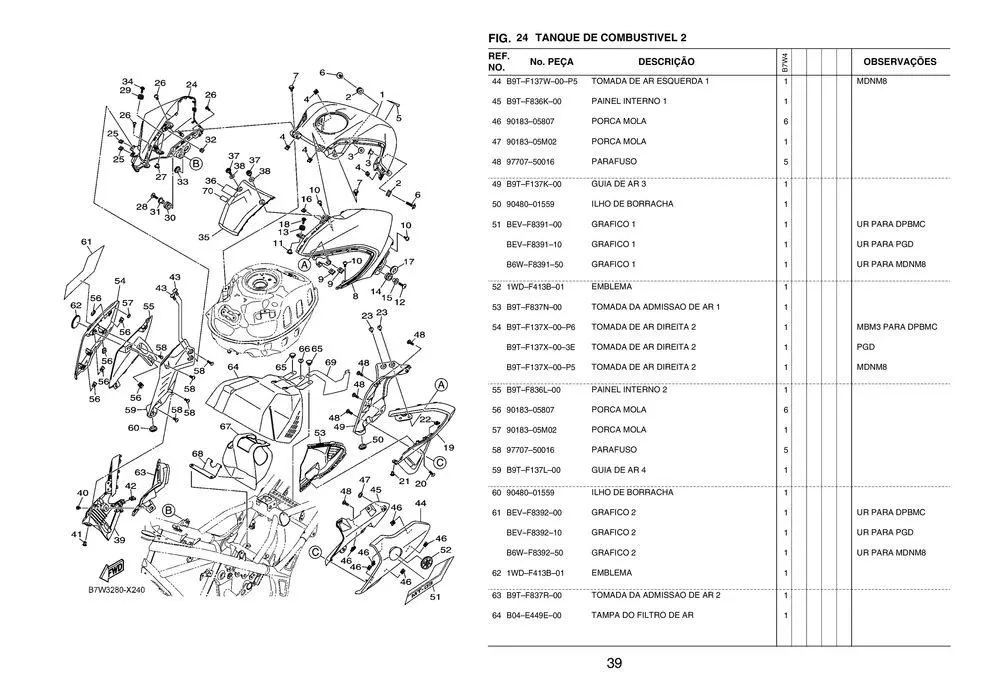 Encarte de Catálogo MT03-ABS 15 de janeiro até 31 de dezembro 2024 - Pagina 45
