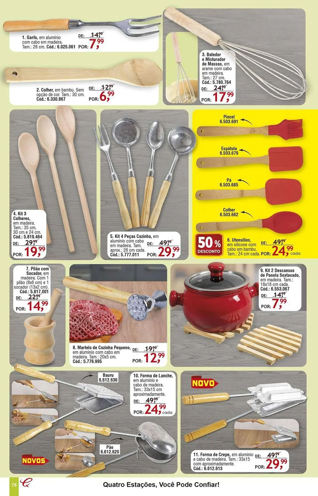 Encarte de Catálogo Quatro Estações 28 de abril até 30 de abril 2025 - Pagina 74