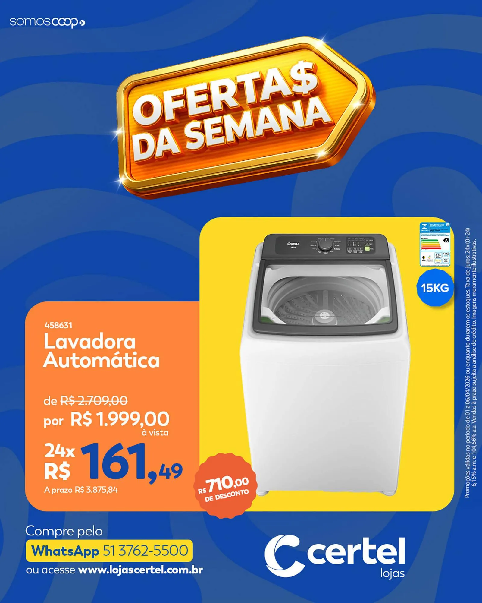 Encarte de Folheto Lojas Certel 1 de abril até 6 de abril 2026 - Pagina 3