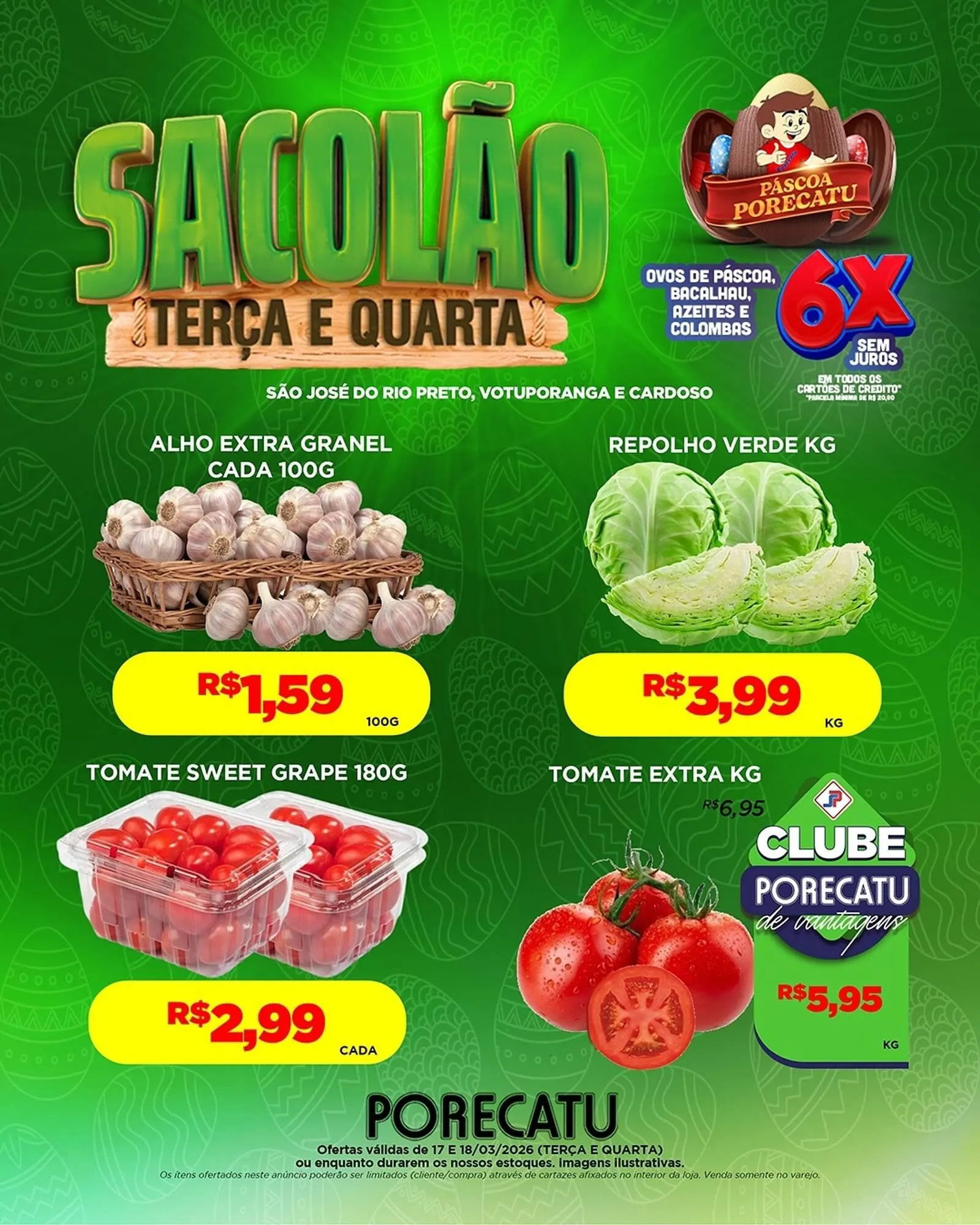Encarte de Catálogo Supermercado Porecatu 17 de março até 18 de março 2026 - Pagina 3