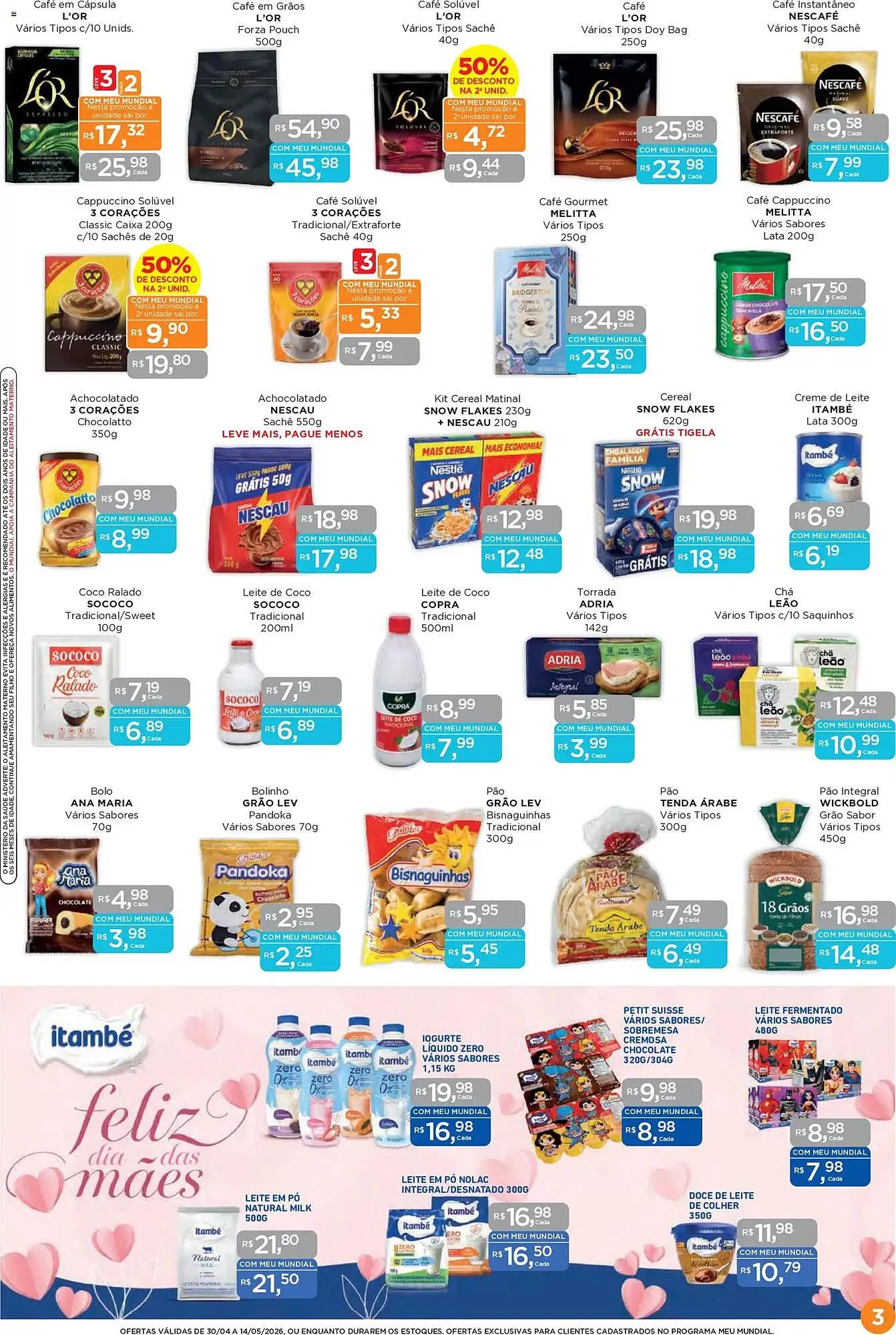 Encarte de Encarte Supermercados Mundial 30 de abril até 15 de maio 2026 - Pagina 3
