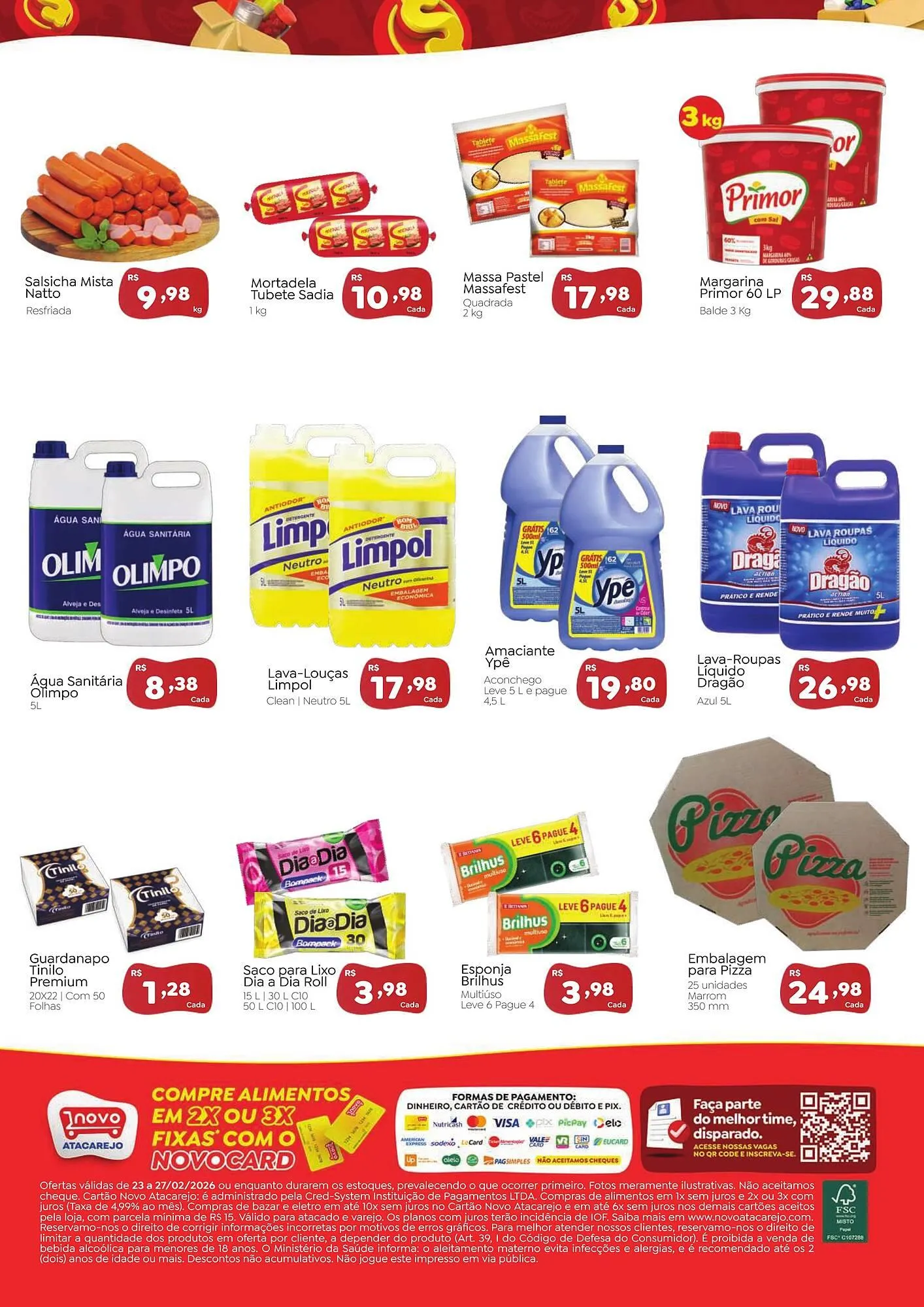 Encarte de Folheto Novo Atacarejo 23 de fevereiro até 26 de fevereiro 2026 - Pagina 2