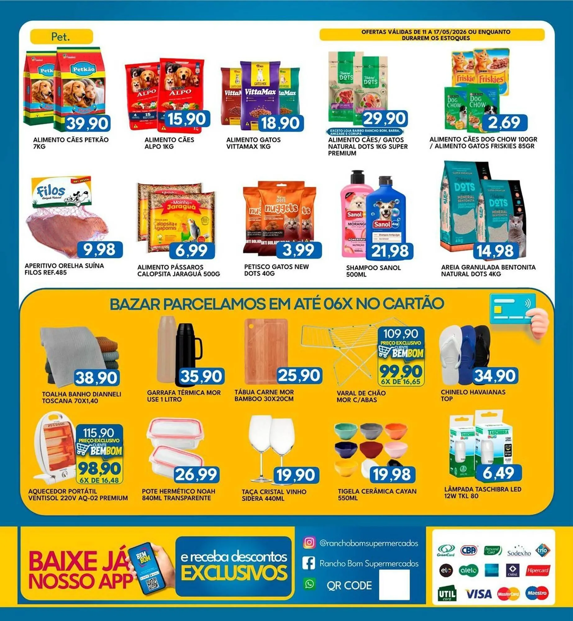 Encarte de Catálogo Rancho Bom Supermercados 11 de maio até 17 de maio 2026 - Pagina 8