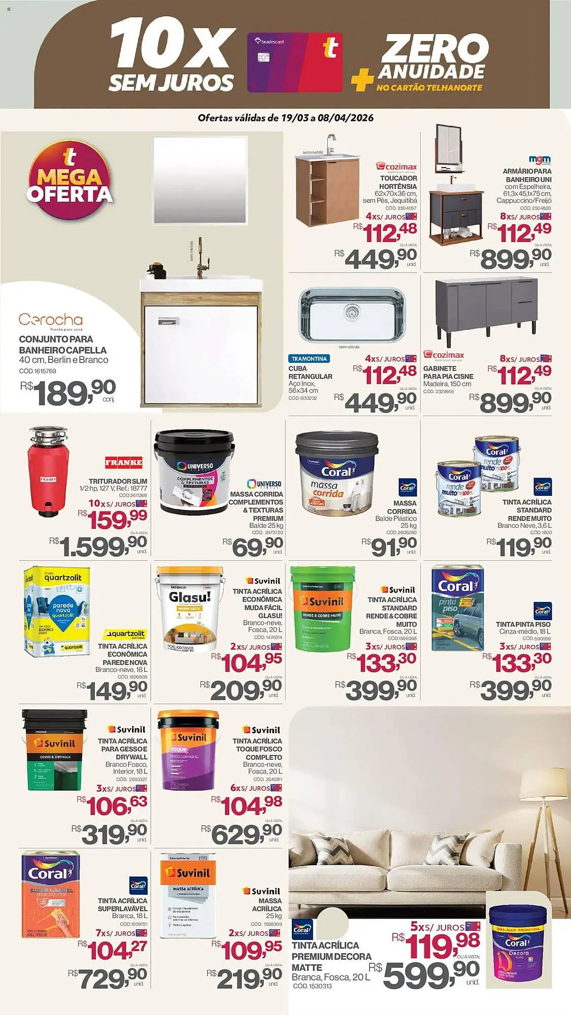 Encarte de Catálogo Telhanorte 19 de março até 8 de abril 2026 - Pagina 7