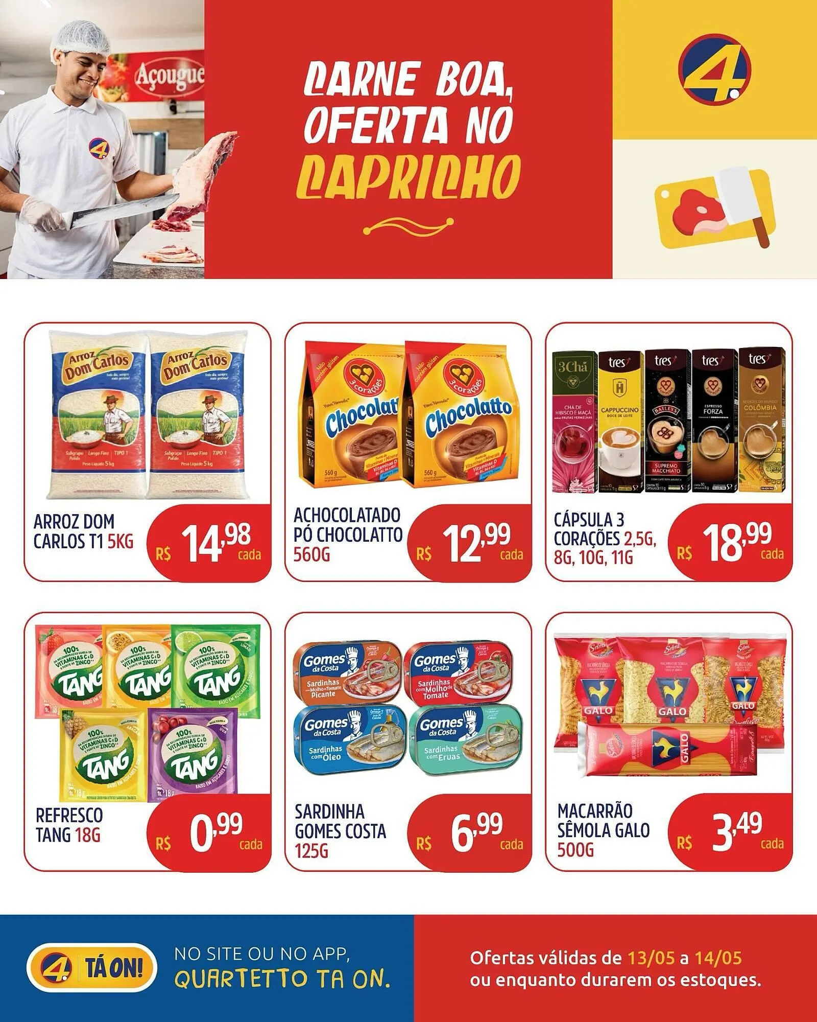 Encarte de Catálogo Quartetto Supermercados 13 de maio até 14 de maio 2026 - Pagina 3