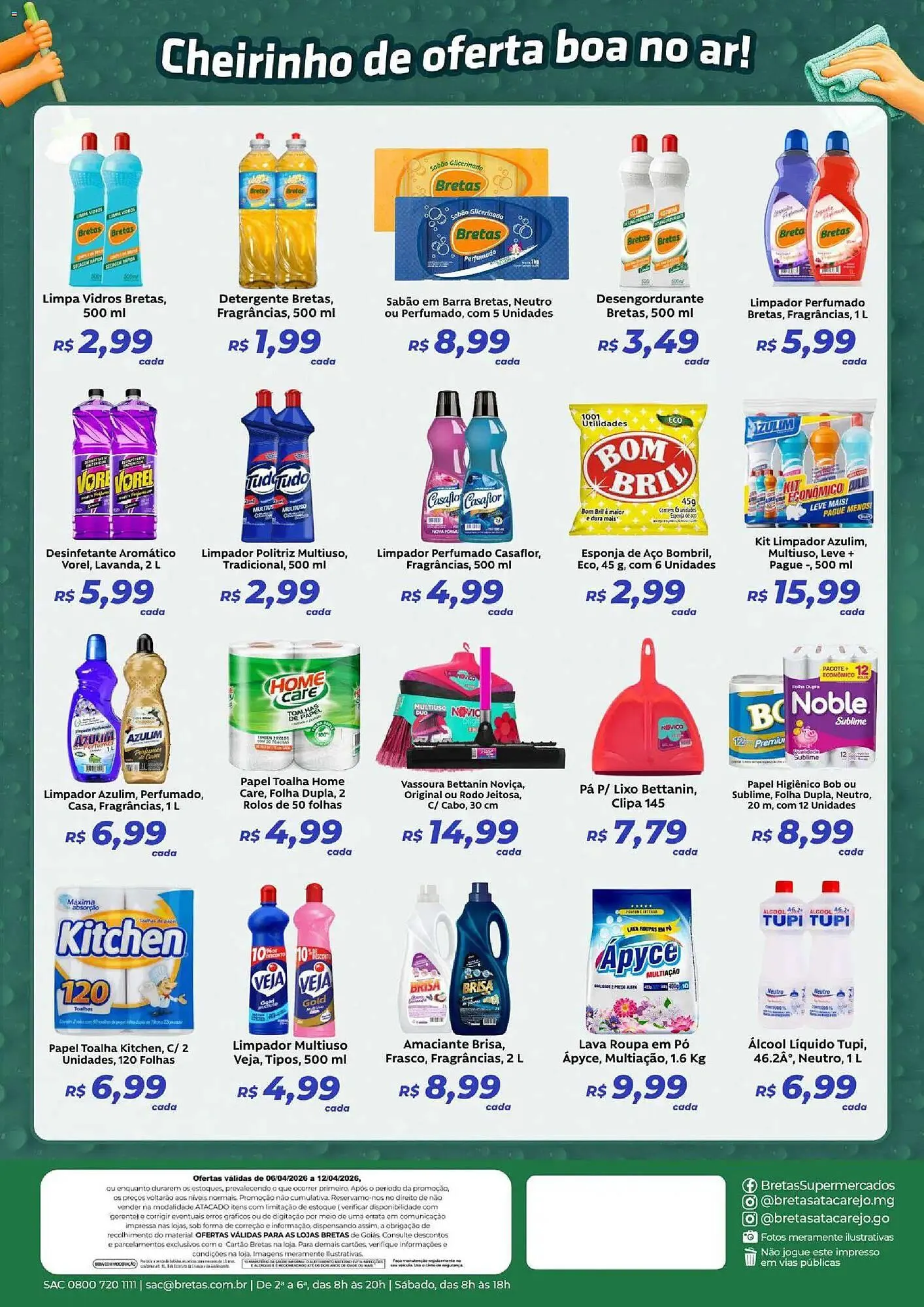 Encarte de Catálogo Supermercados Bretas 6 de abril até 12 de abril 2026 - Pagina 2