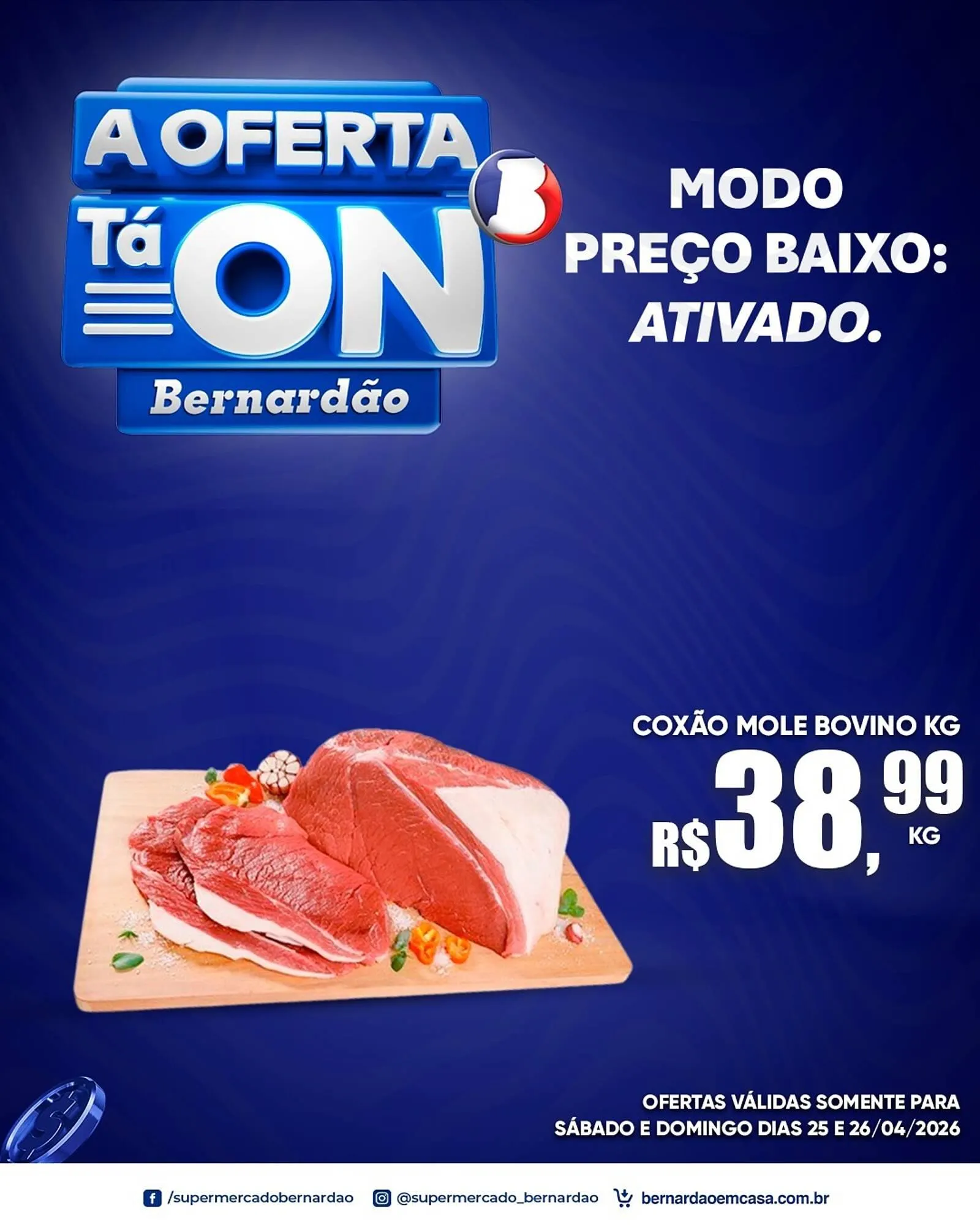 Encarte de Catálogo Supermercado Bernardão 25 de abril até 26 de abril 2026 - Pagina 3