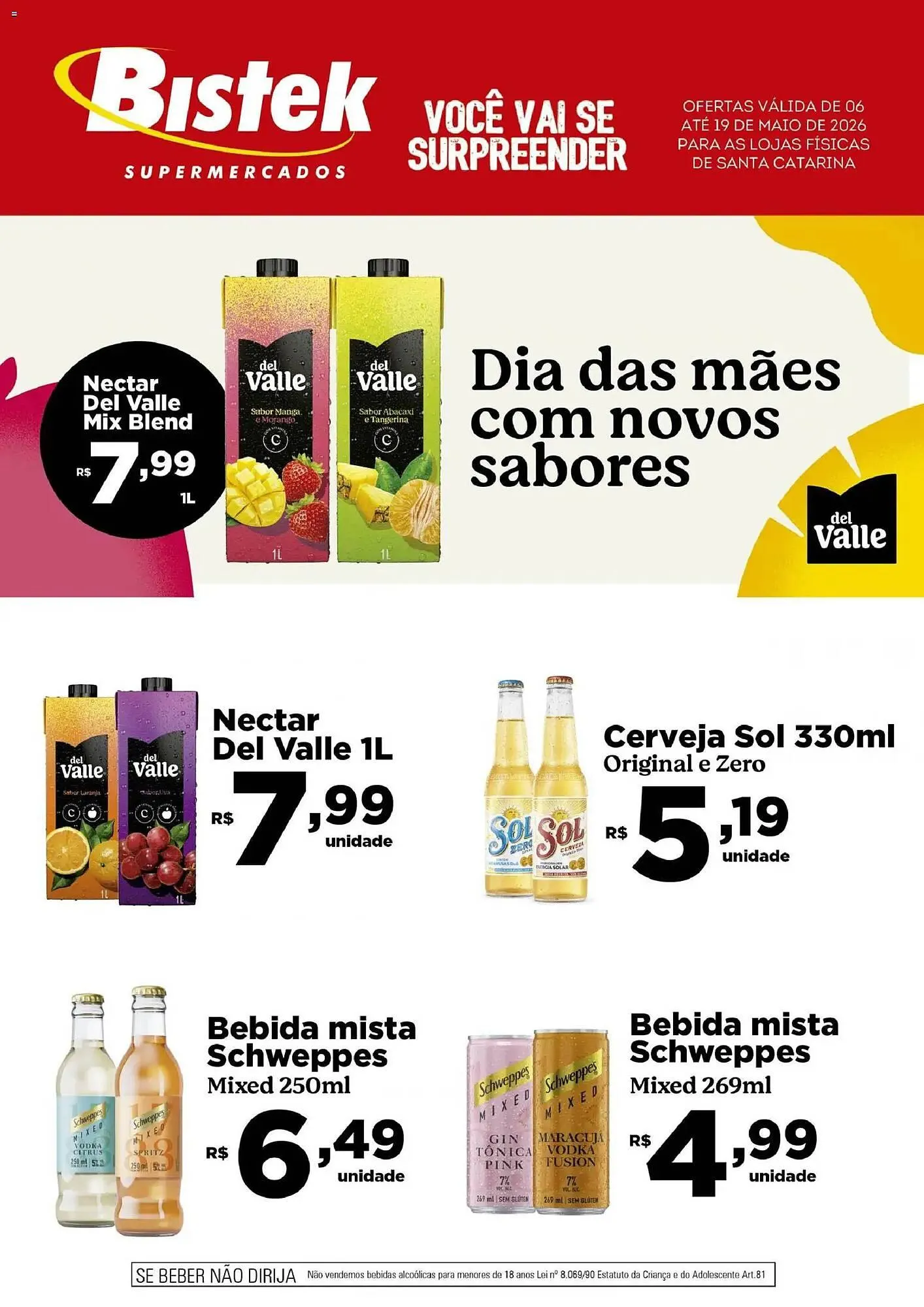 Encarte de Encarte Bistek Supermercados 6 de maio até 19 de maio 2026 - Pagina 1