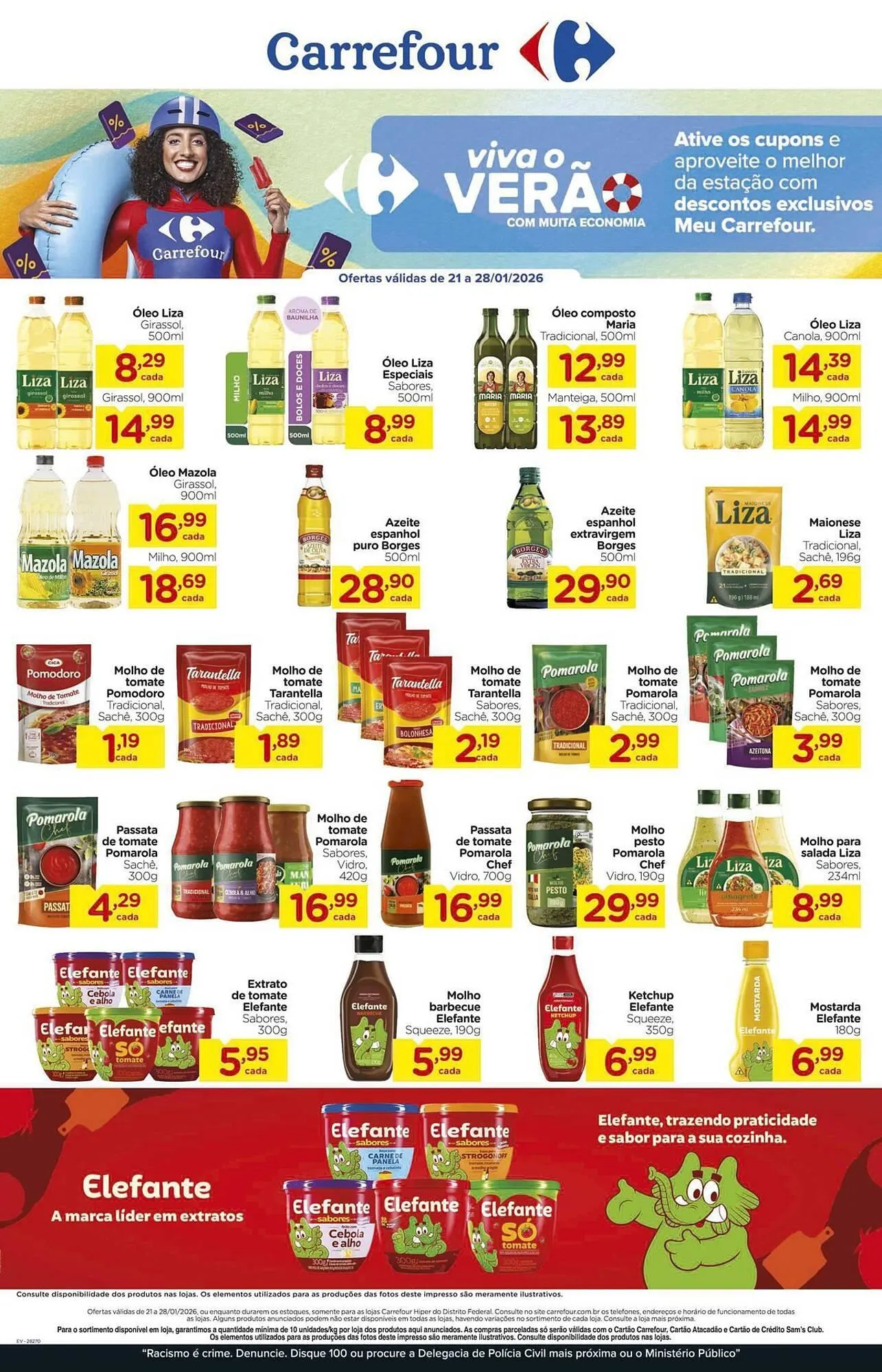 Encarte de Folheto Carrefour 21 de janeiro até 28 de janeiro 2026 - Pagina 1